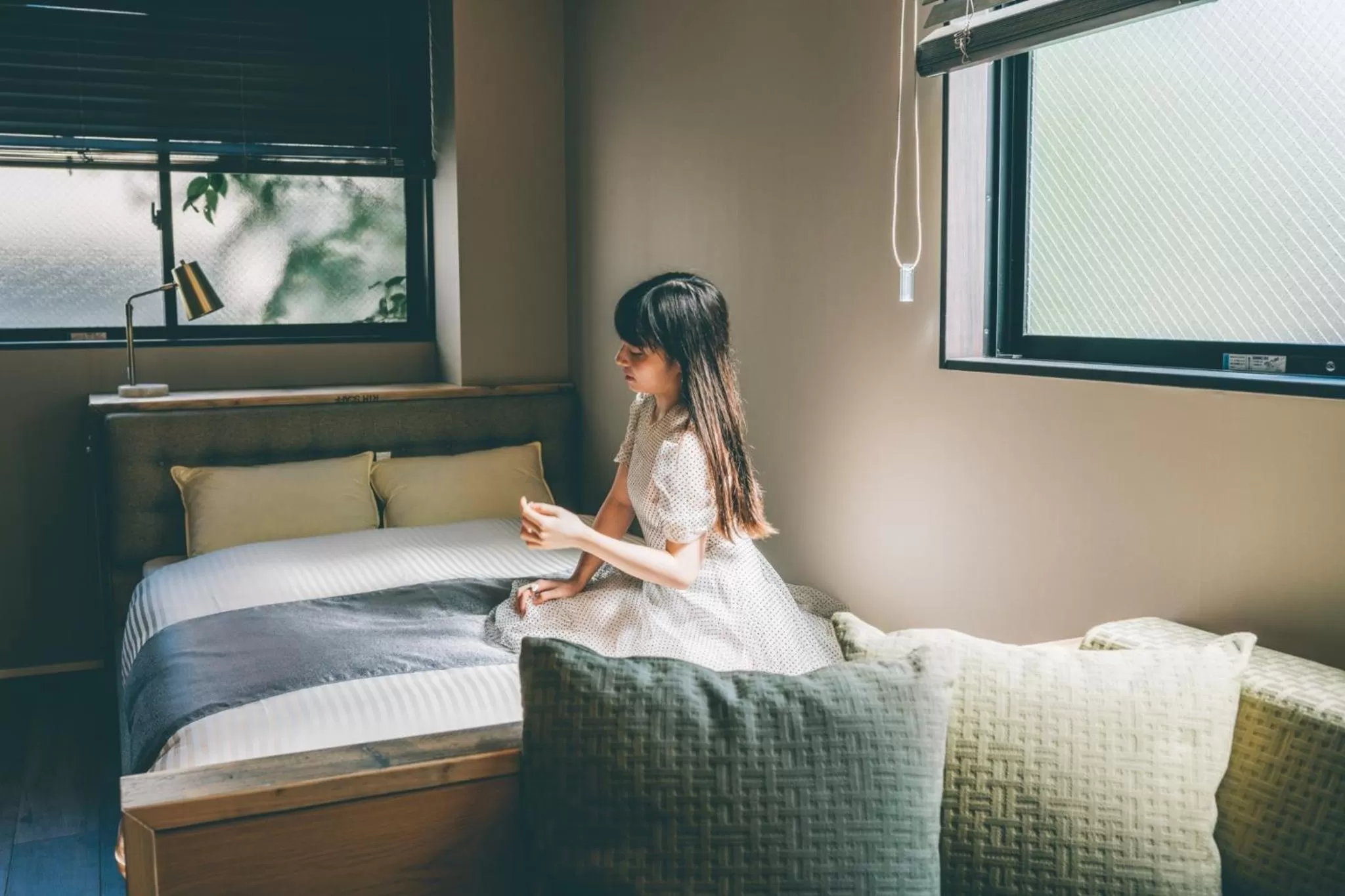 People, Bed in Hotel Vintage Tokyo Kagurazaka