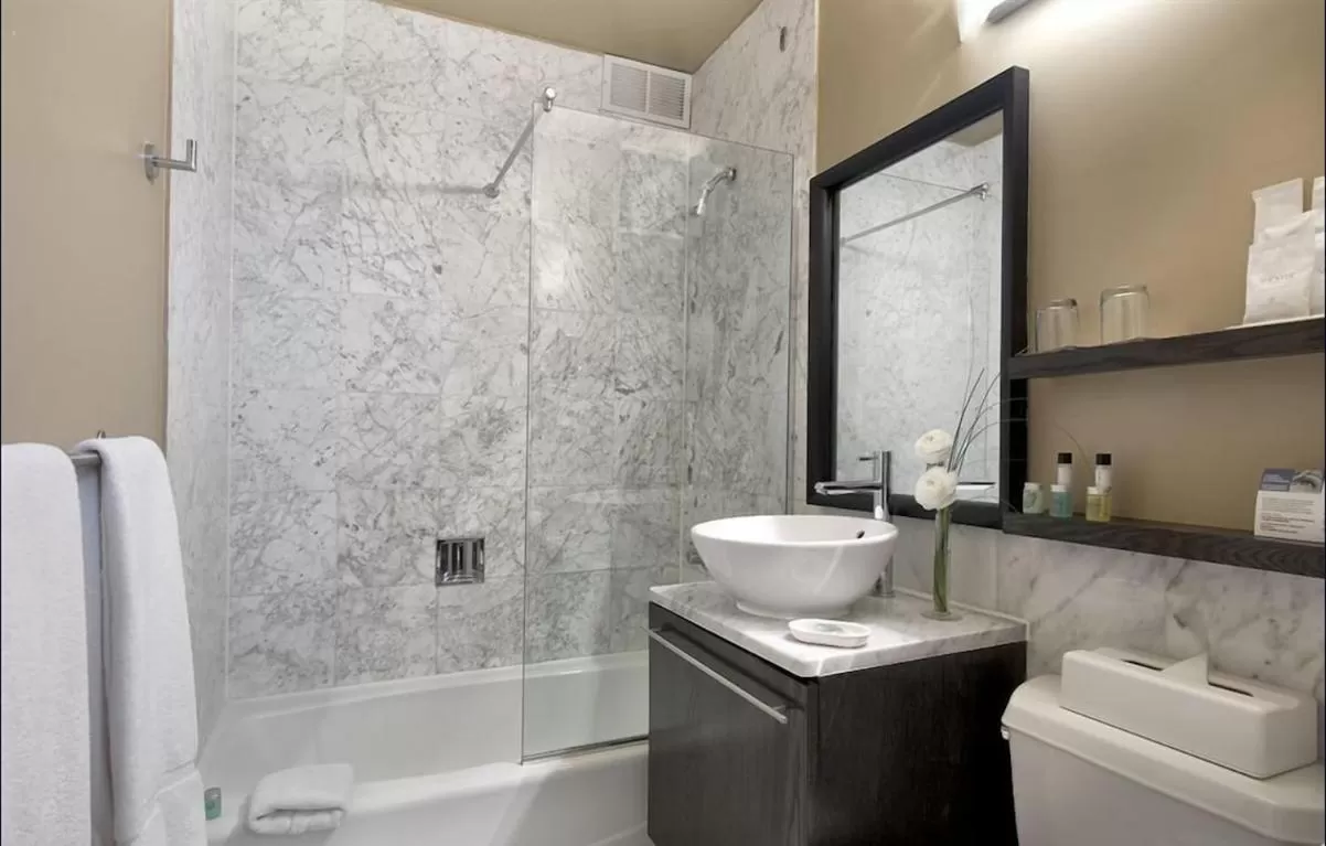 Bathroom in Eurostars Wall Street