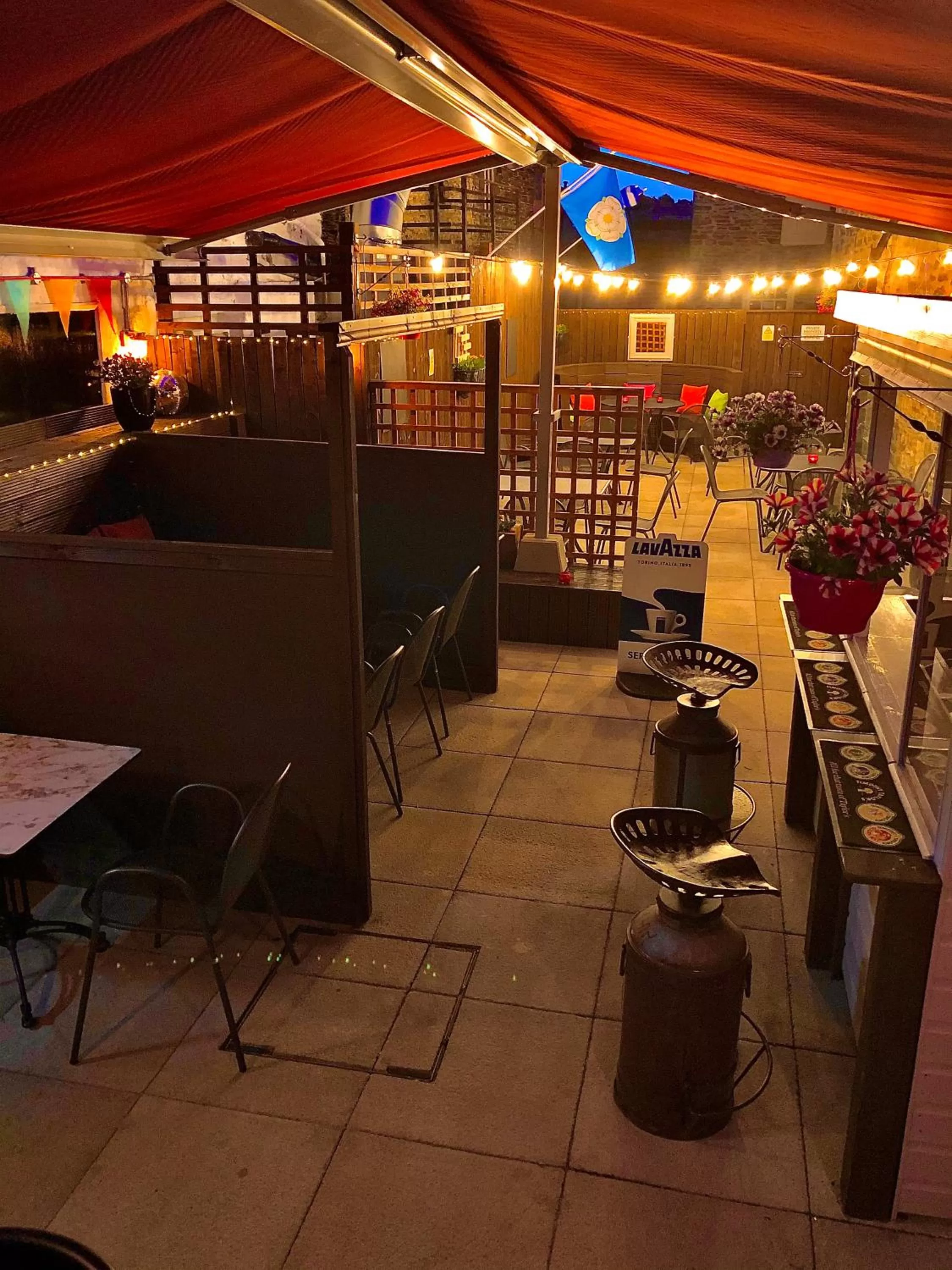 Patio in The Black Swan Hotel