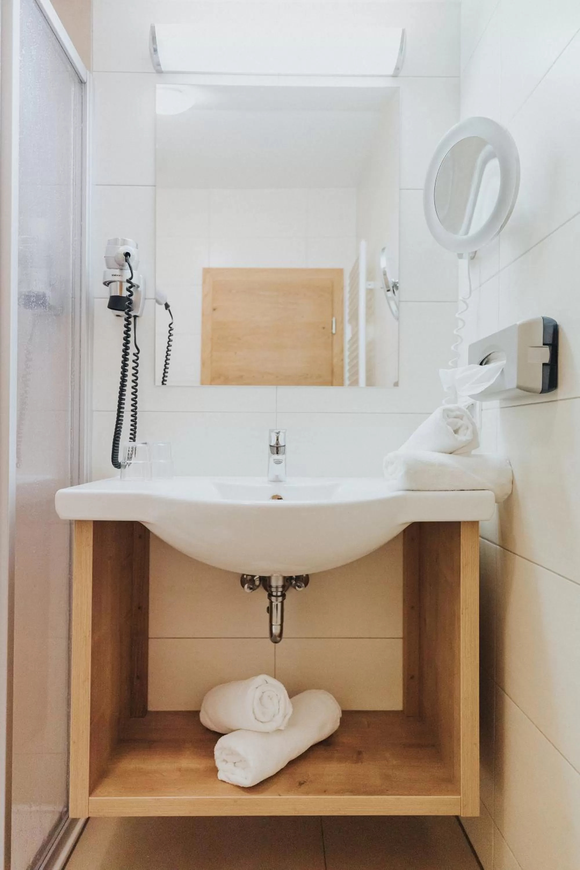 Decorative detail, Bathroom in Hotel Silberfux