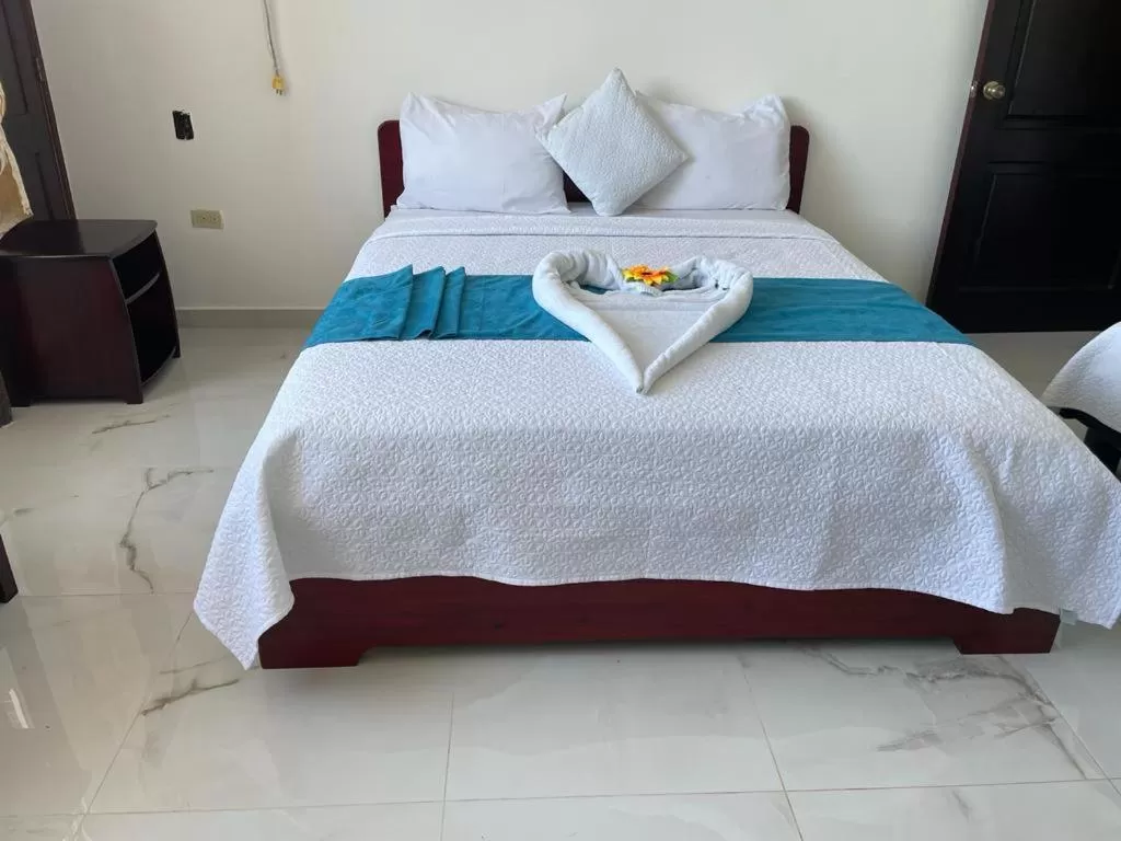 Bed in Hostal Carliza