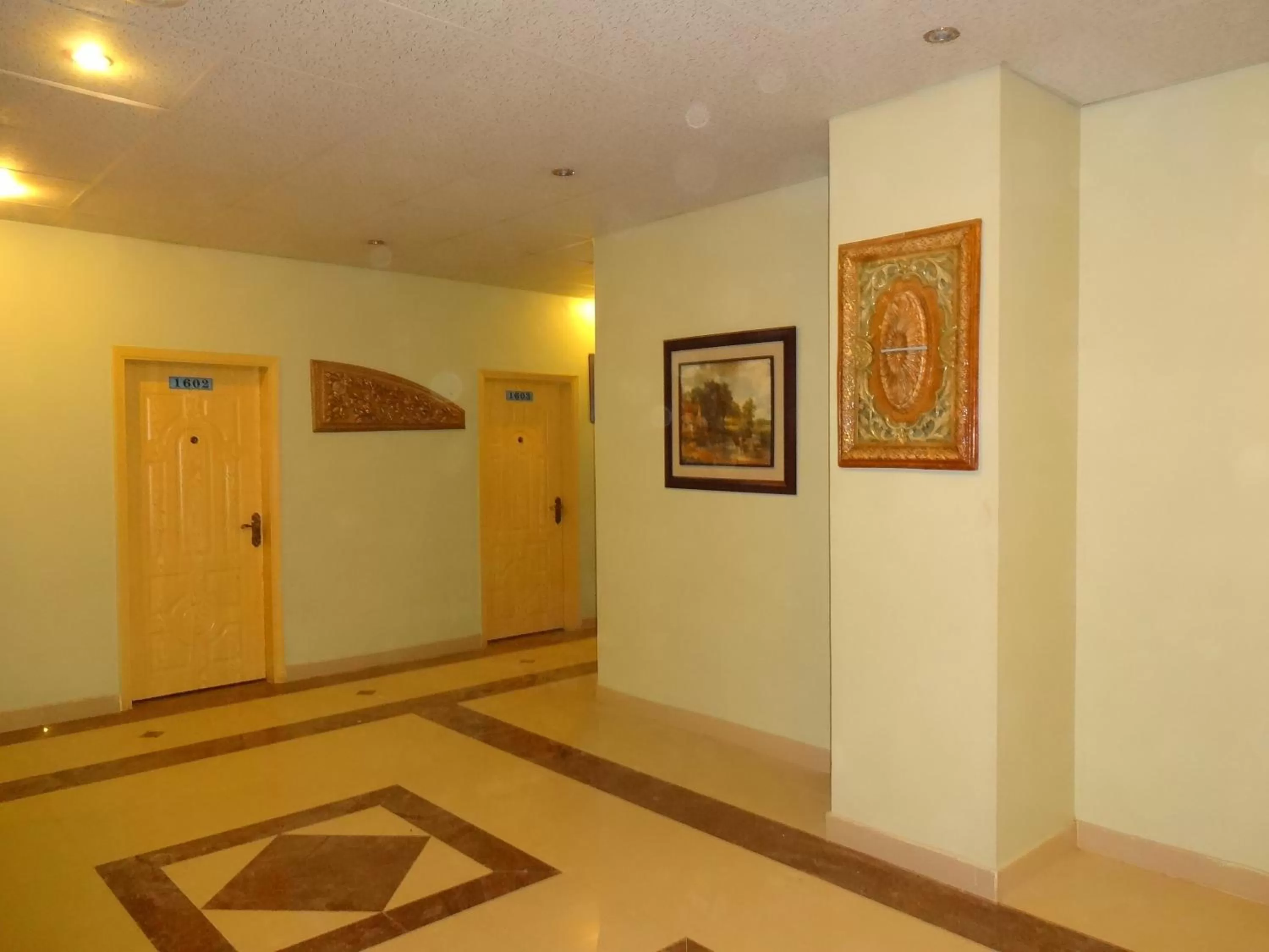 Decorative detail in Hotel Sky Towers