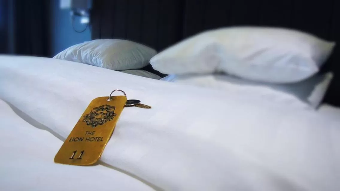 Bed in The Lion Hotel
