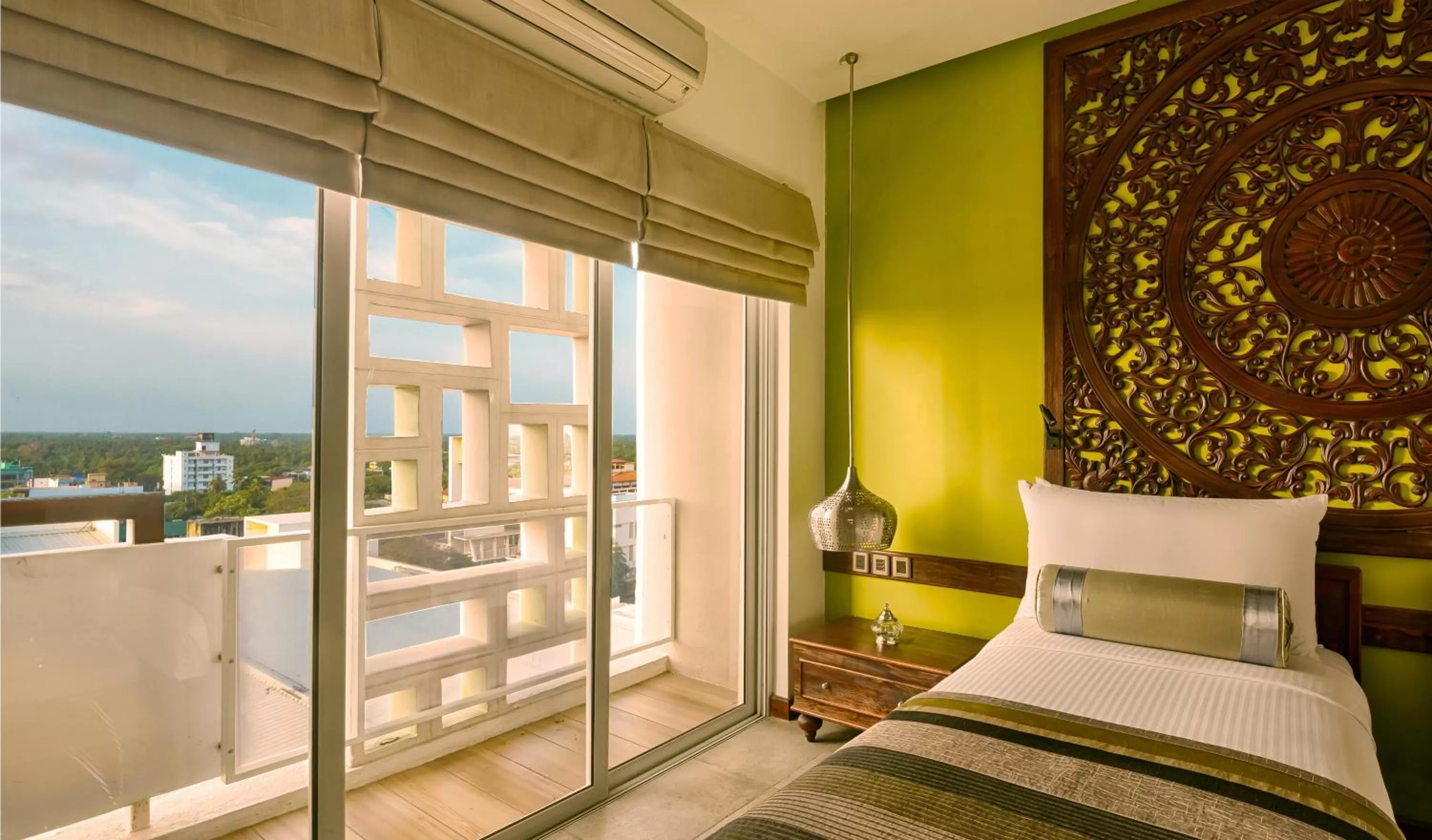 Bed in Jetwing Jaffna