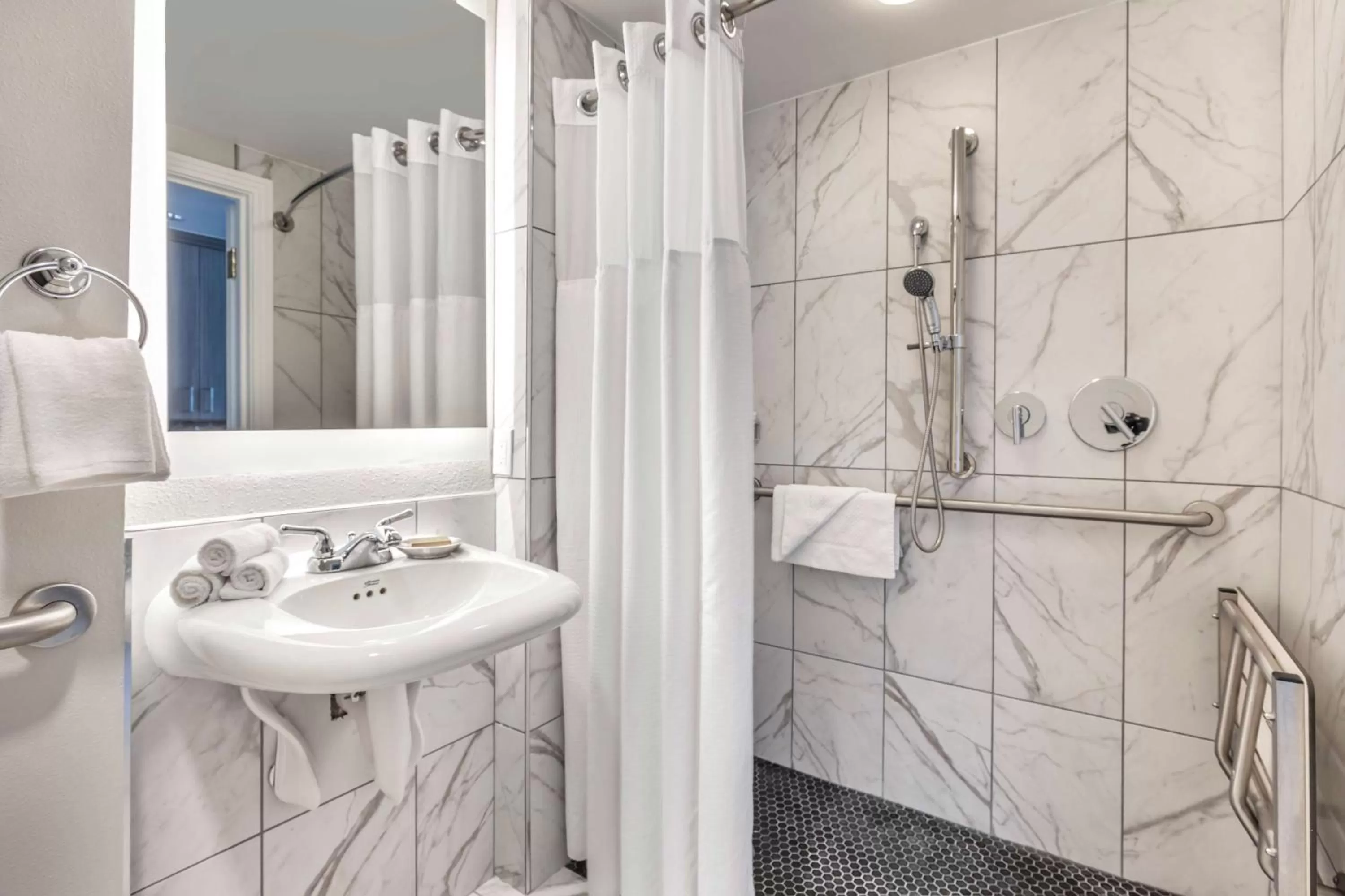 Bathroom in Hilton Grand Vacations Club on the Las Vegas Strip