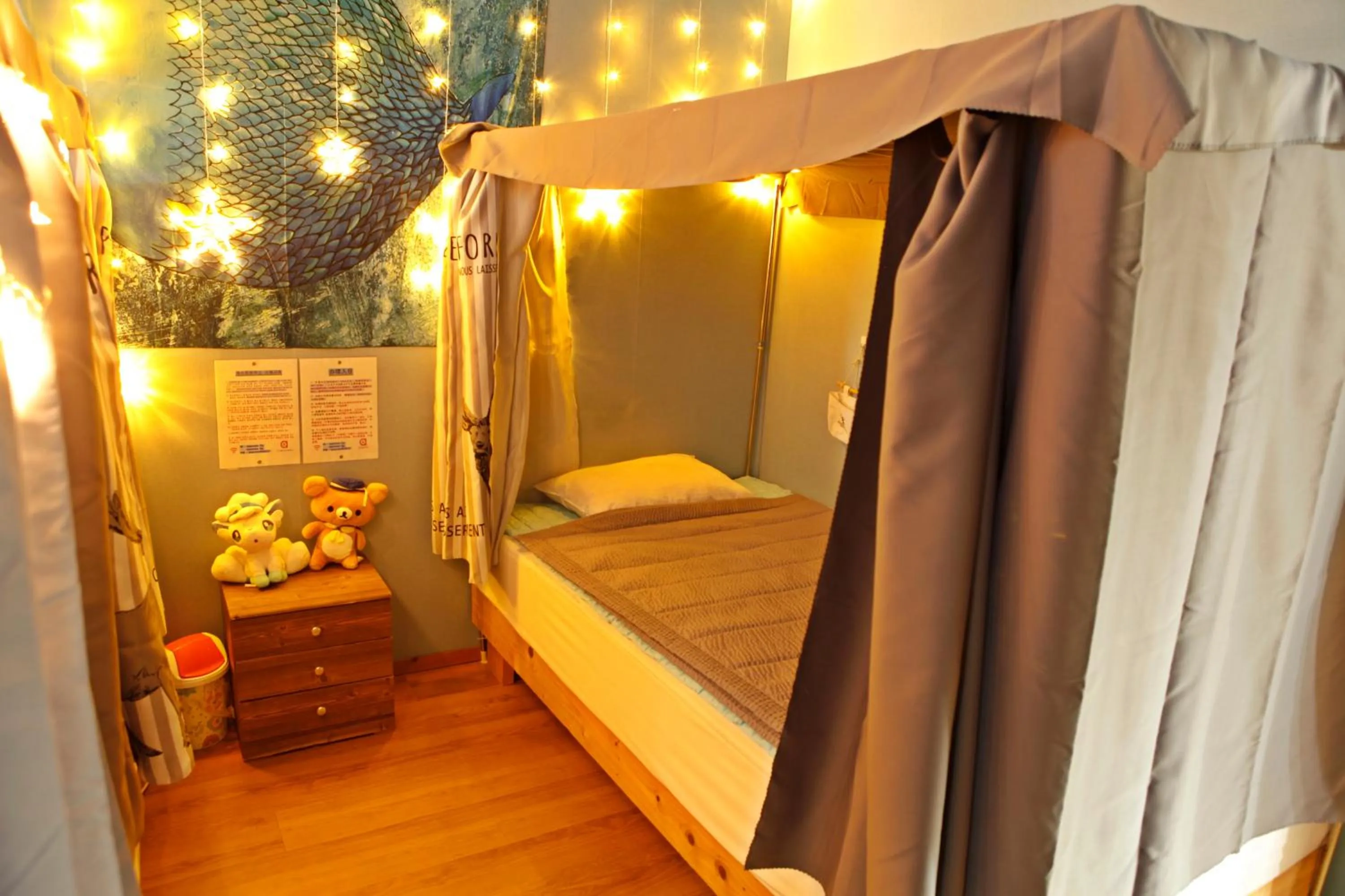 Bed in Baozen Guesthouse