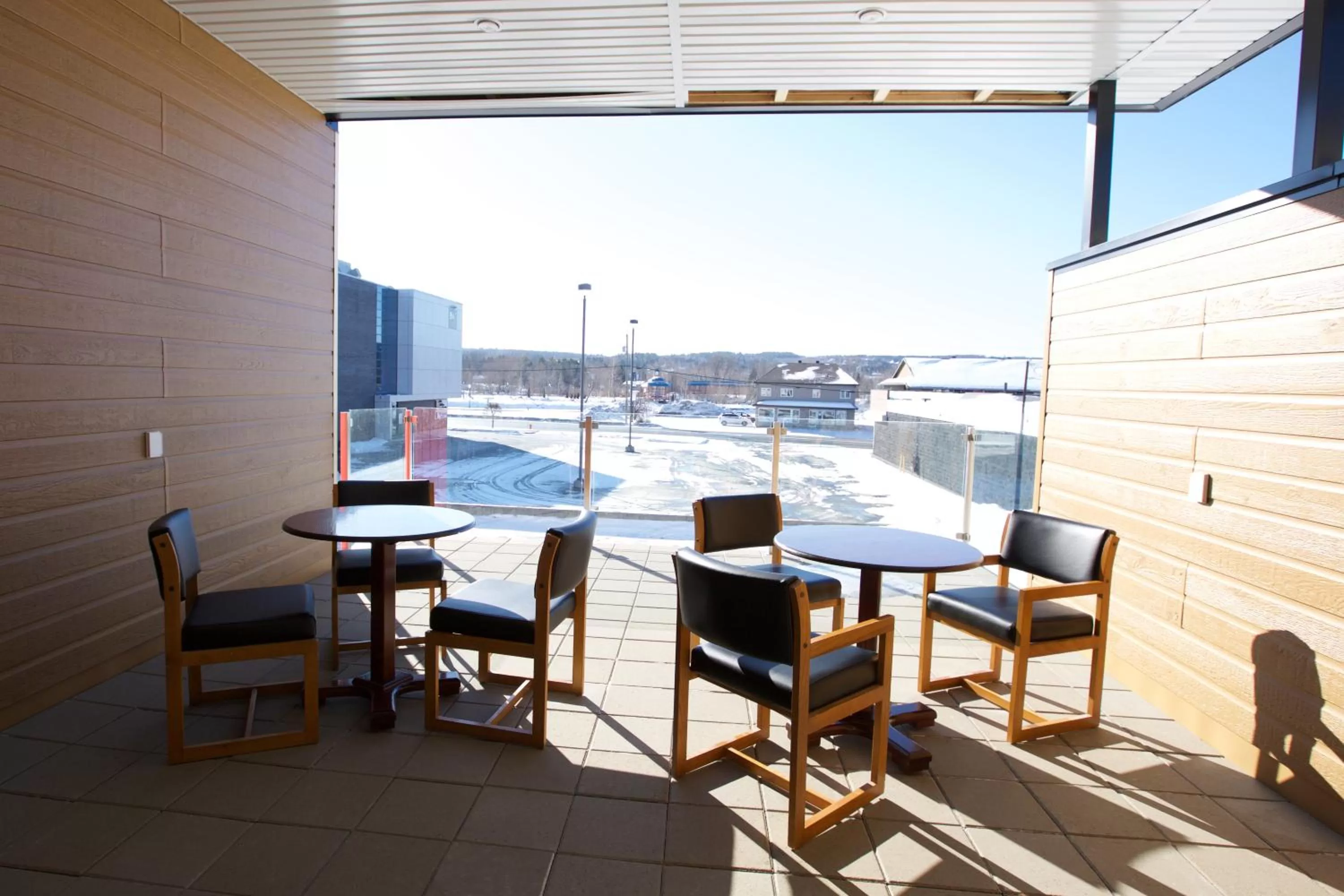 Balcony/Terrace in Hôtel Motel Le Voyageur