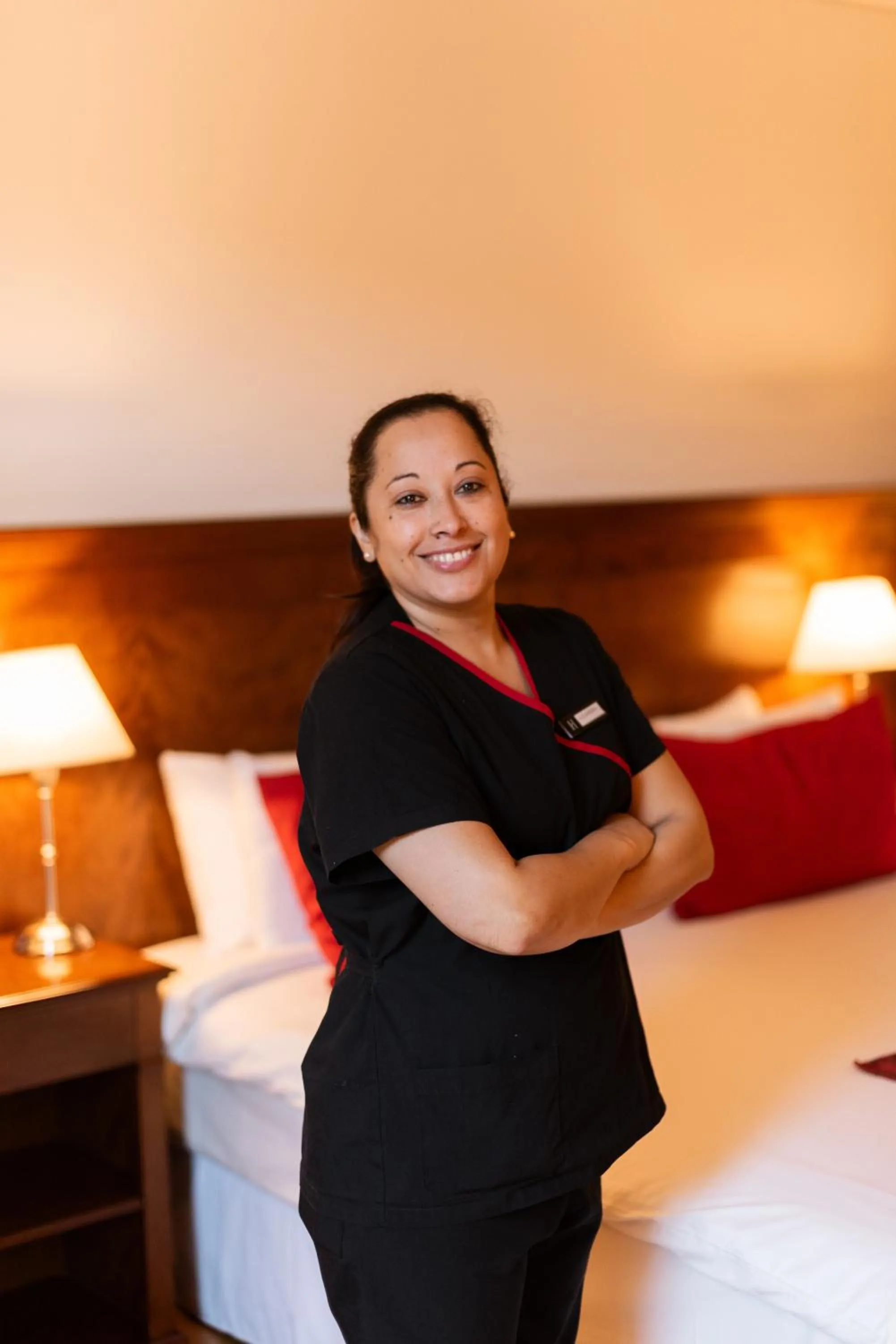 Staff, Bed in Hotel Plaza Central Canning