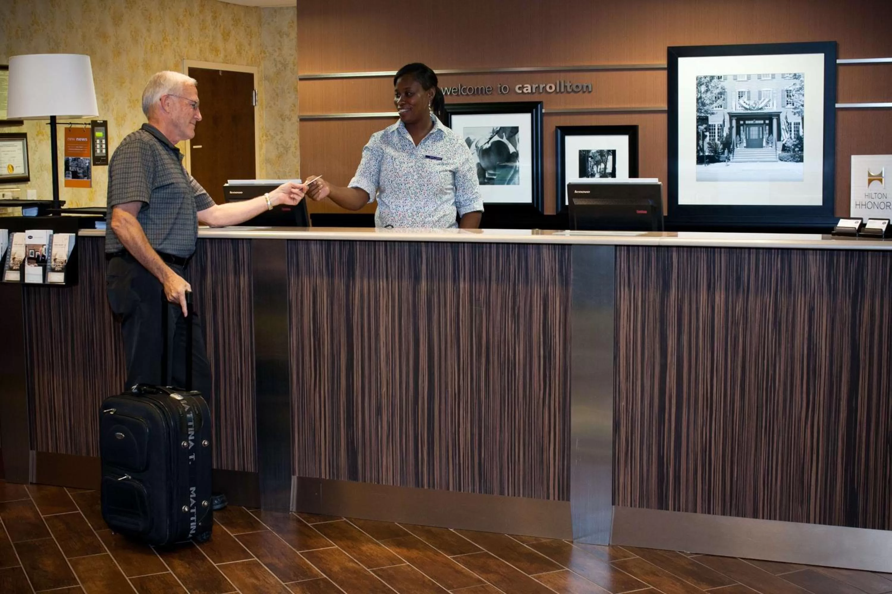 Lobby or reception in Hampton Inn Carrollton