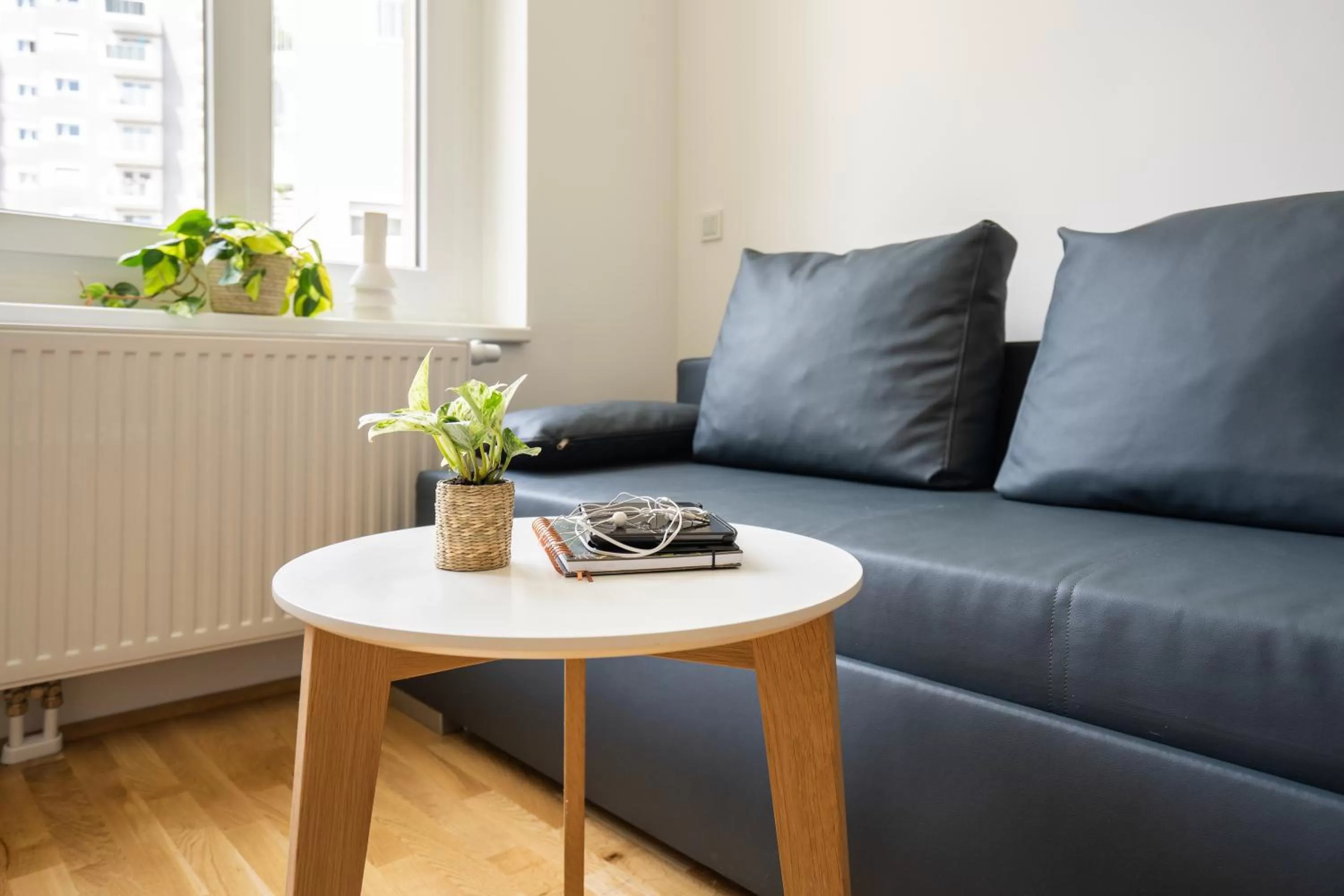 Seating area in FeelGood Apartments SmartLiving | contactless check-in