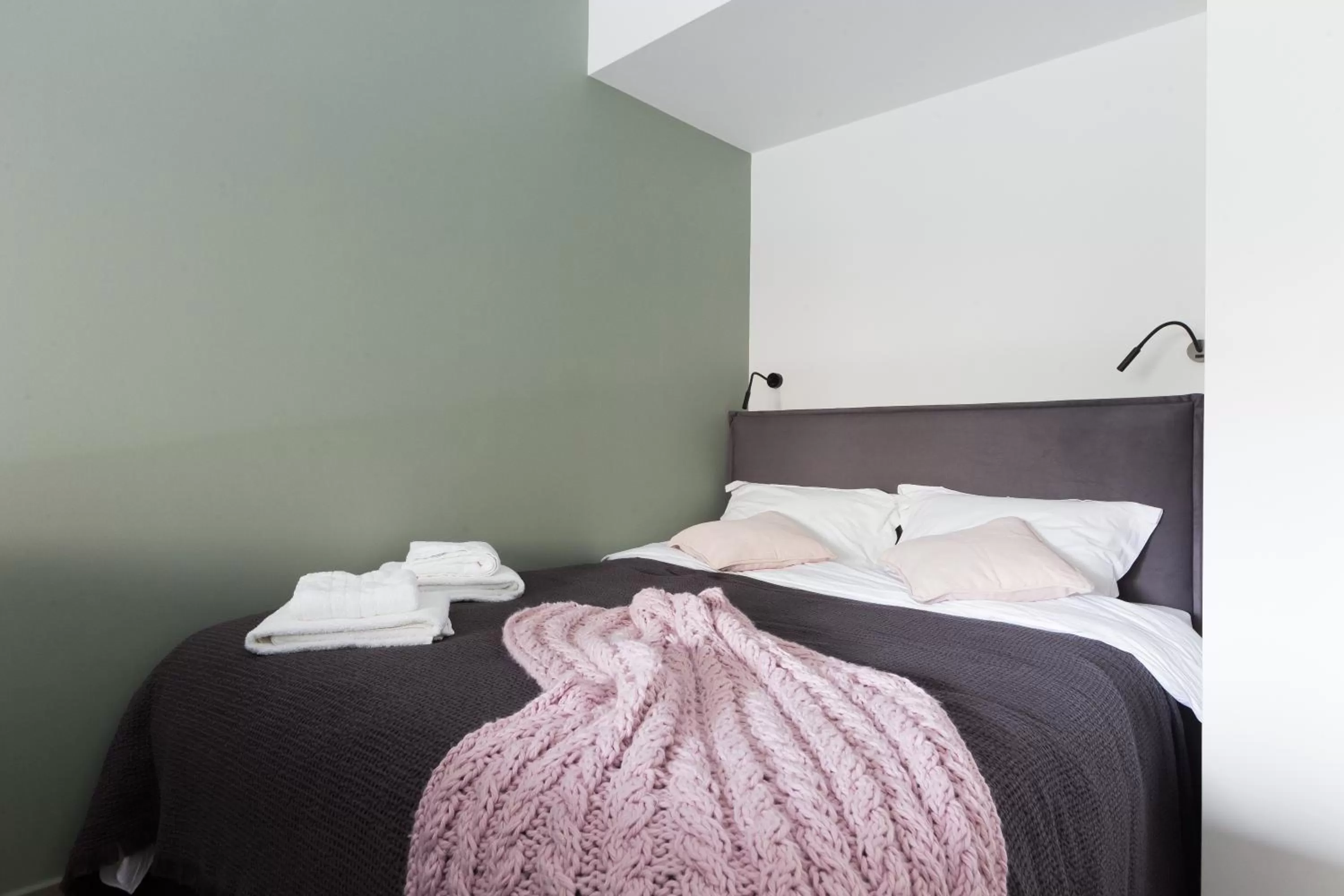 Bed in Athenian Central Apartments