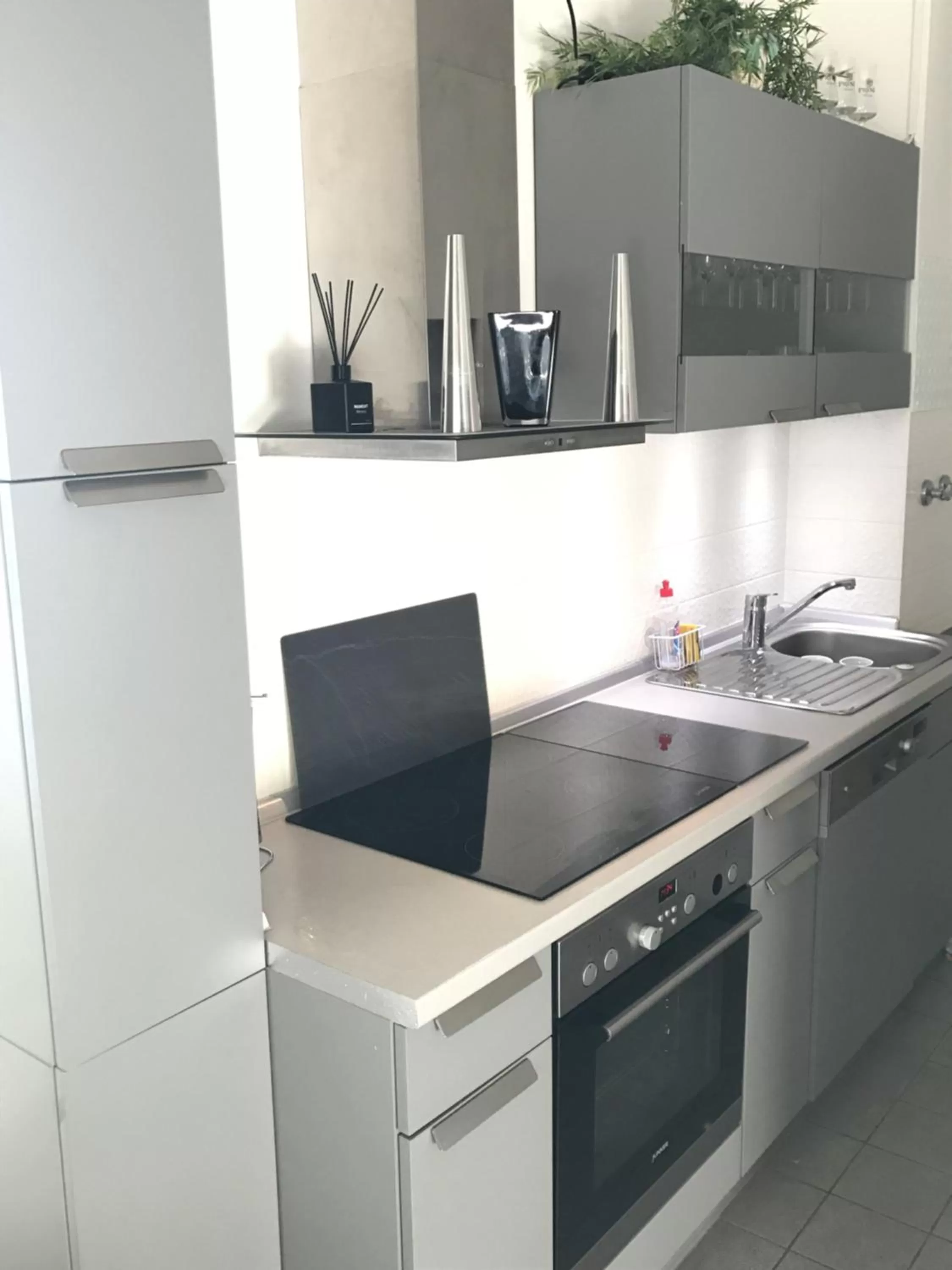 Kitchen/Kitchenette in Gästehaus beim Prinz