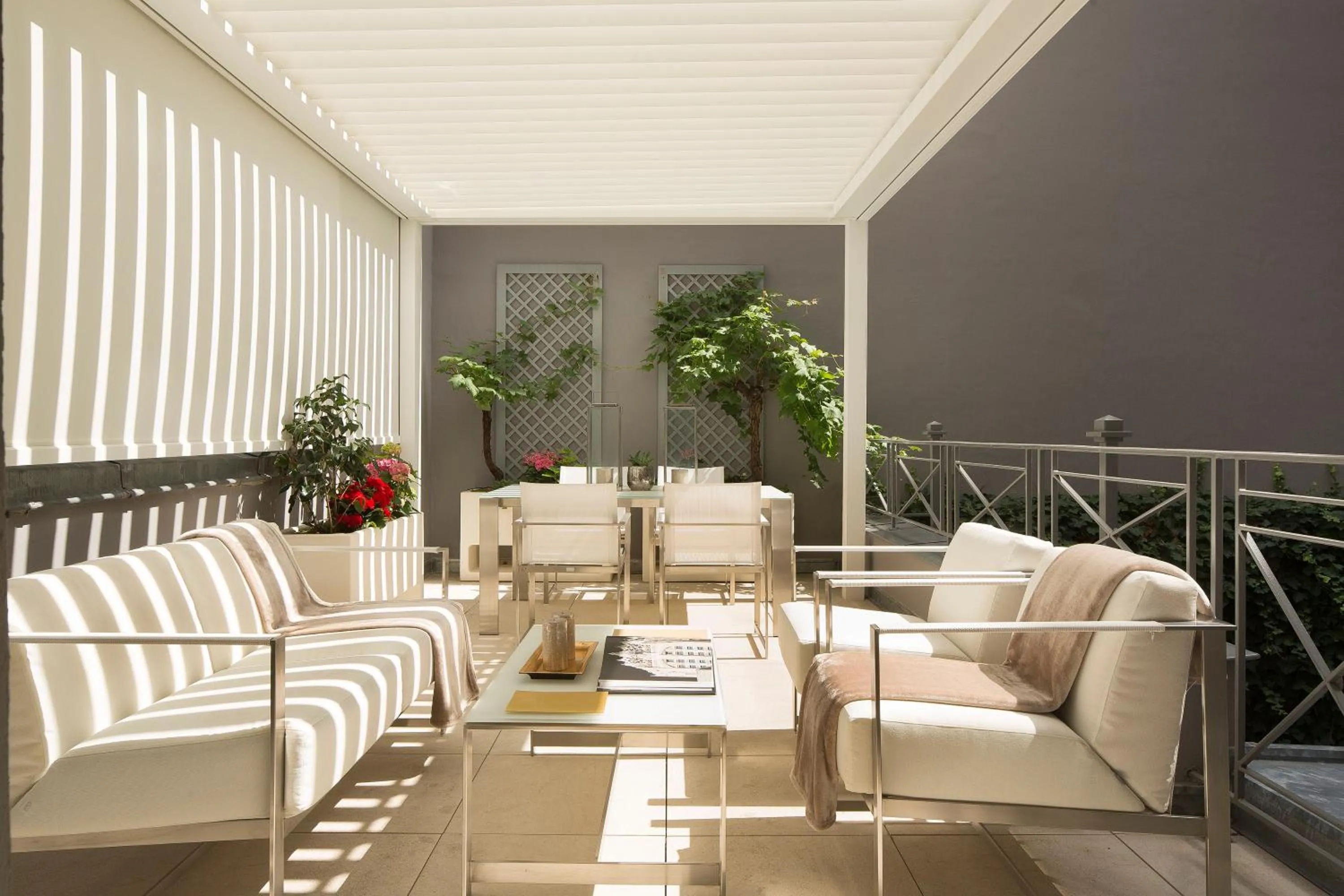 Balcony/Terrace in Hôtel Baume