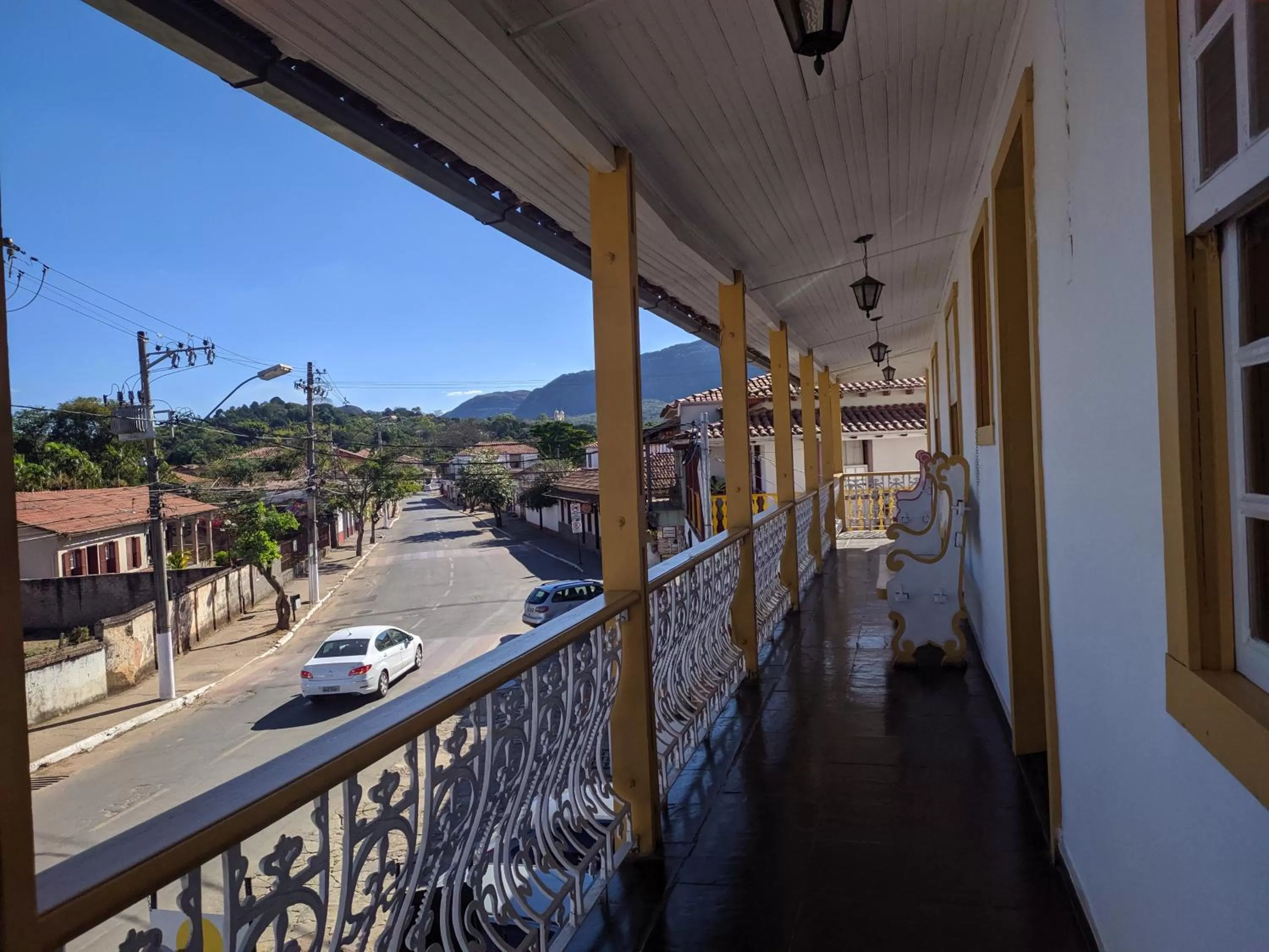 Balcony/Terrace in Pousada o Amanhecer