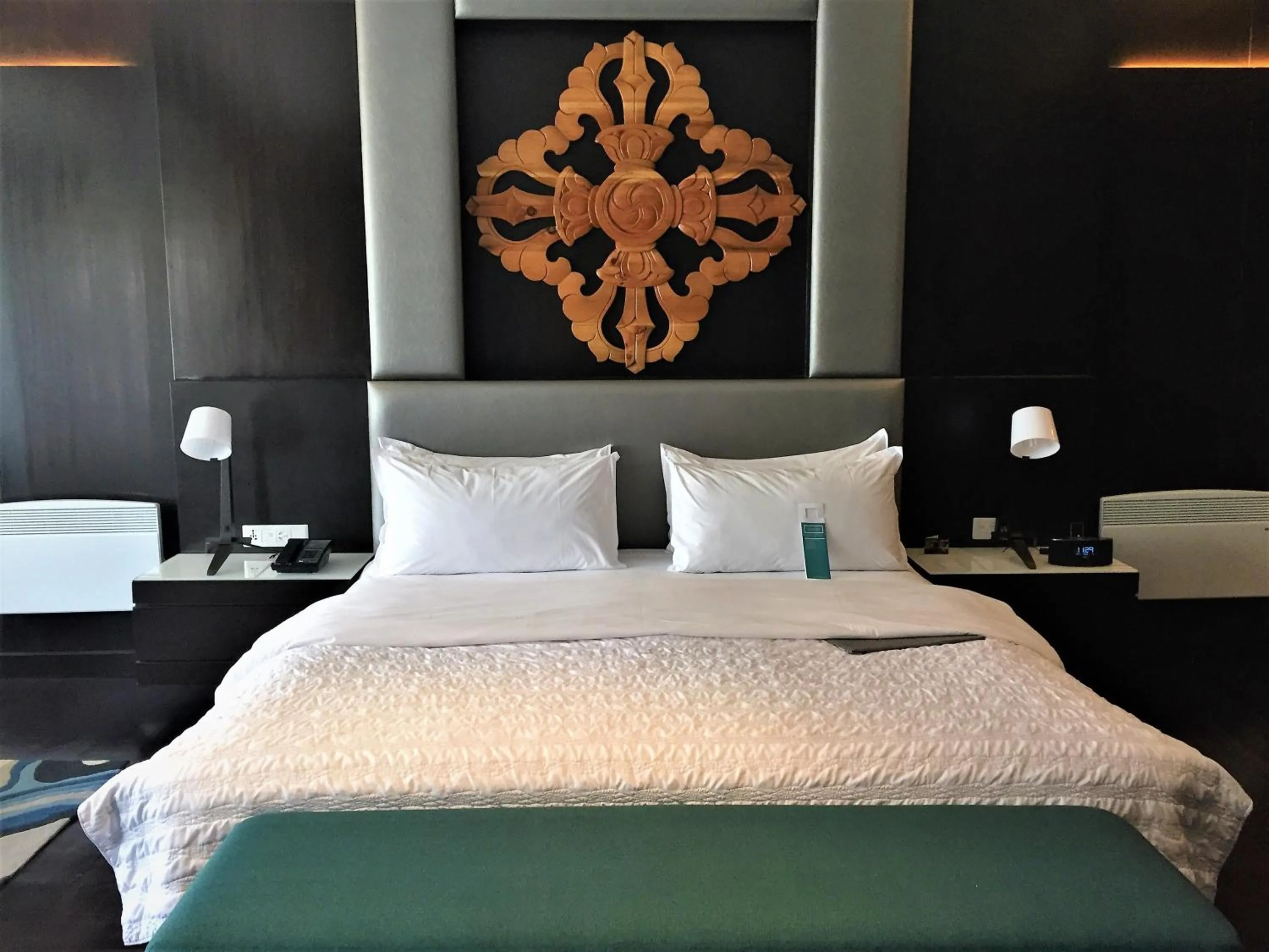 Bed in Le Meridien Paro Riverfront