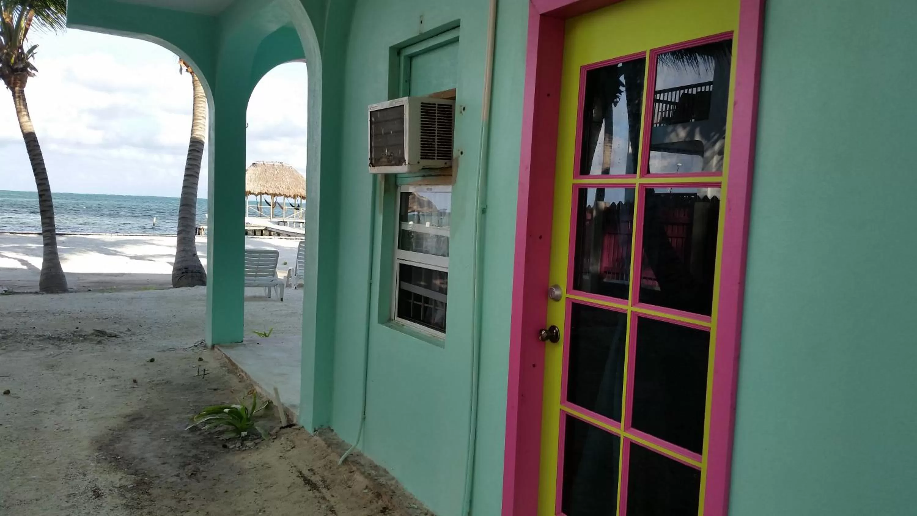 Facade/entrance in Barefoot Beach Belize