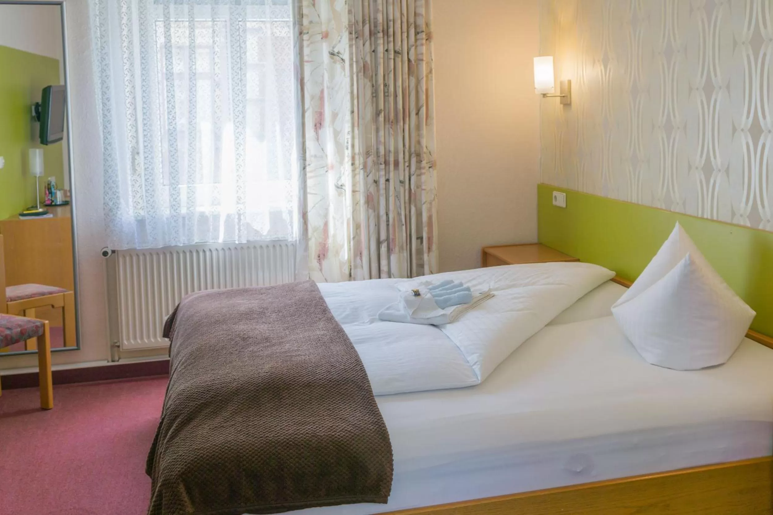 Bed in Hotel zur Post in Wurzen
