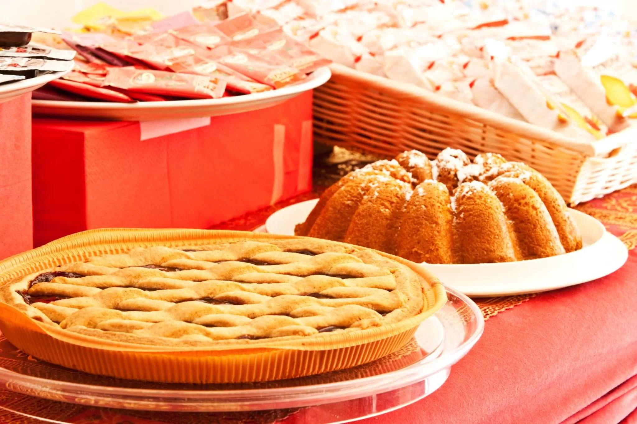 Continental breakfast in Hotel La Campagnola