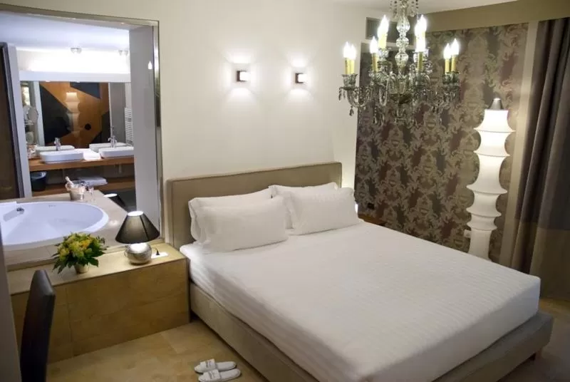 Photo of the whole room, Bed in Admiral Park Hotel by Falco D'Oro Hotels