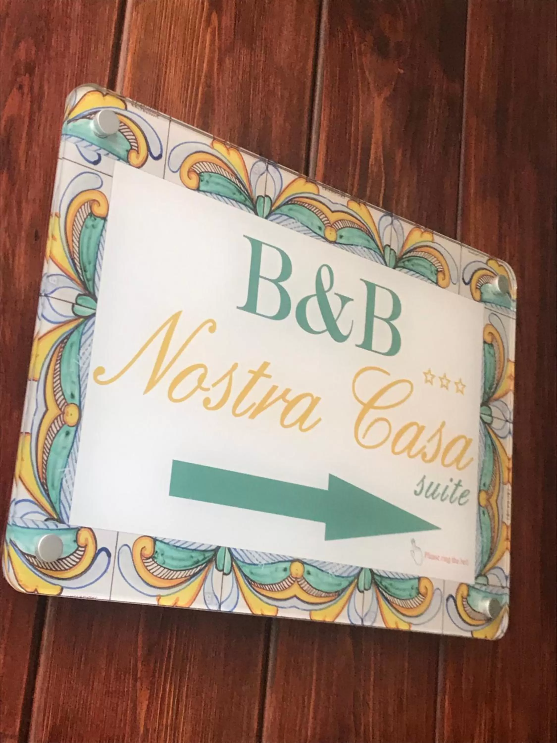 Logo/Certificate/Sign in Nostra casa rooms