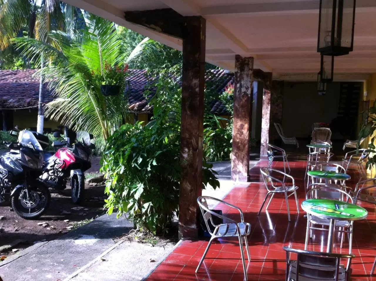 Patio, Restaurant/Places to Eat in Hotel Caleta