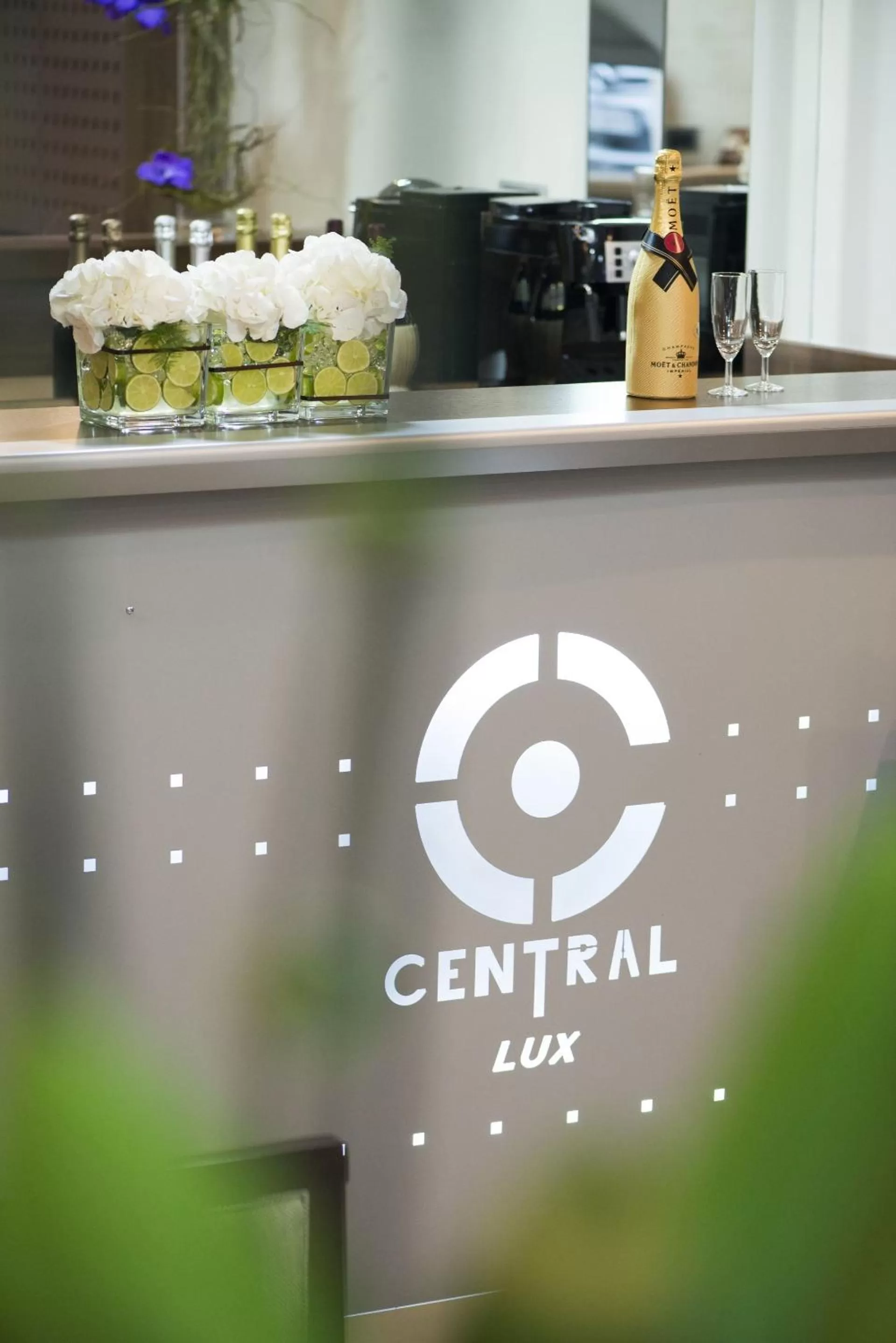 Lobby or reception in Garni Hotel Central Lux