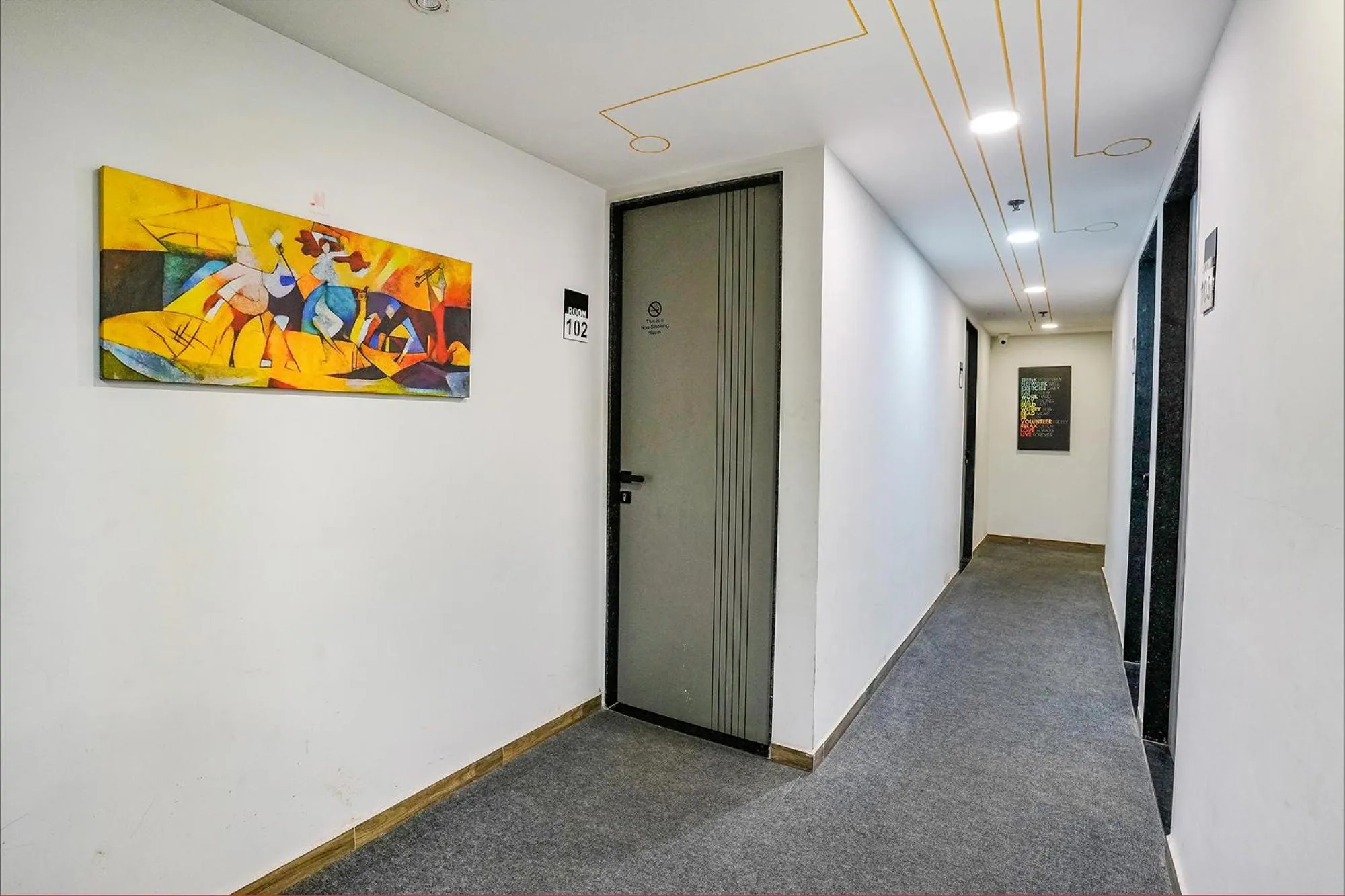 Lobby or reception in FabHotel Saarthi Inn