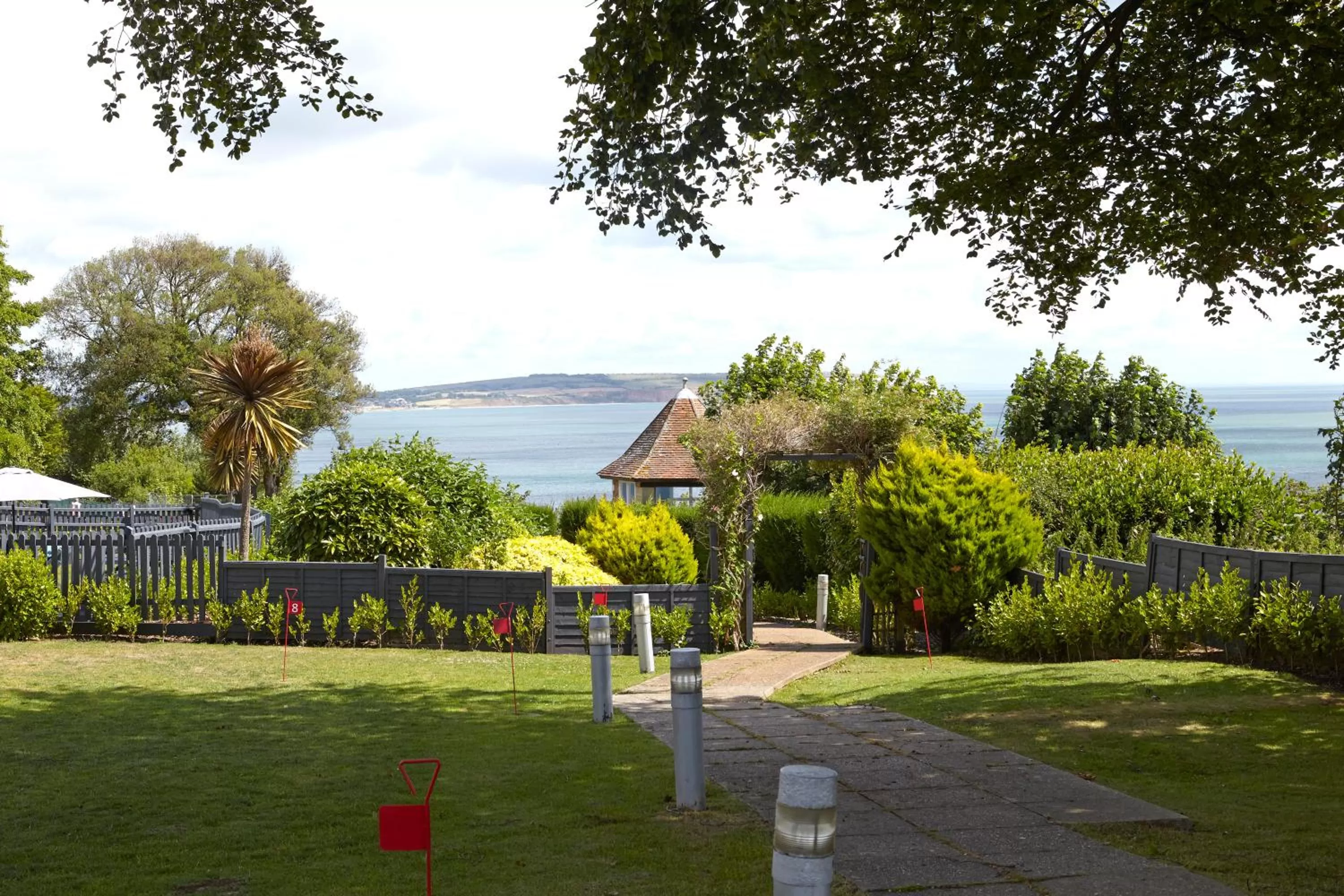 Garden in Luccombe Hall Hotel