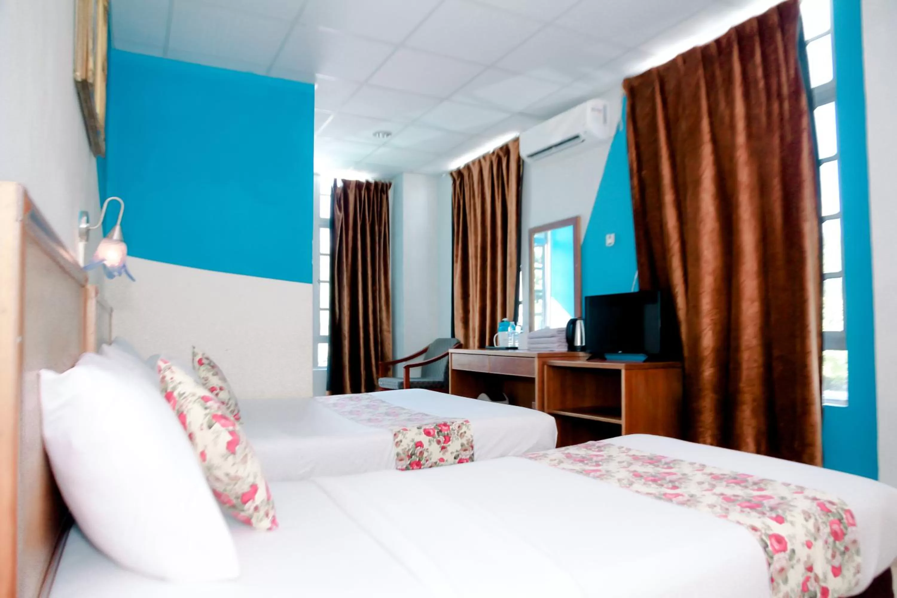 Bed in HOTEL D VIEW MERSING