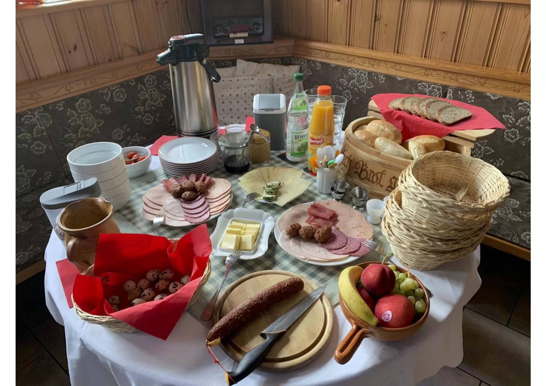 Breakfast in Gasthaus Zur Weintraube