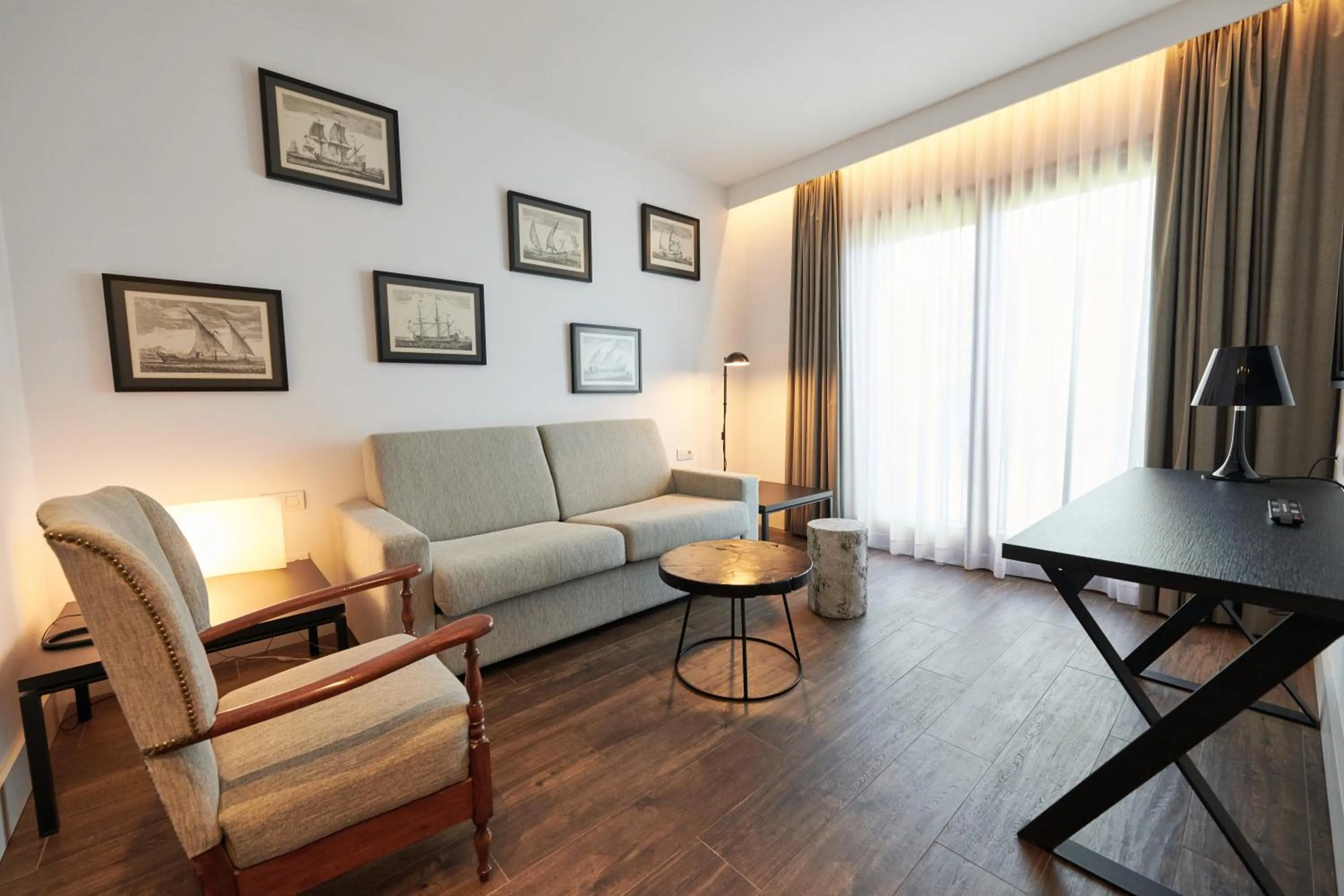 Seating area in Hotel Santa Marta