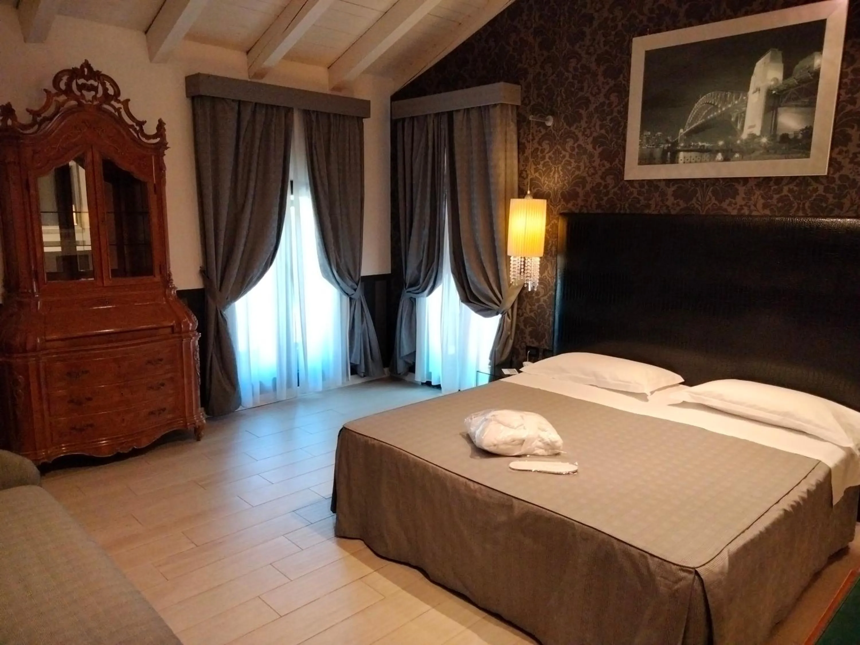Bed in Savoia Hotel Country House Bologna