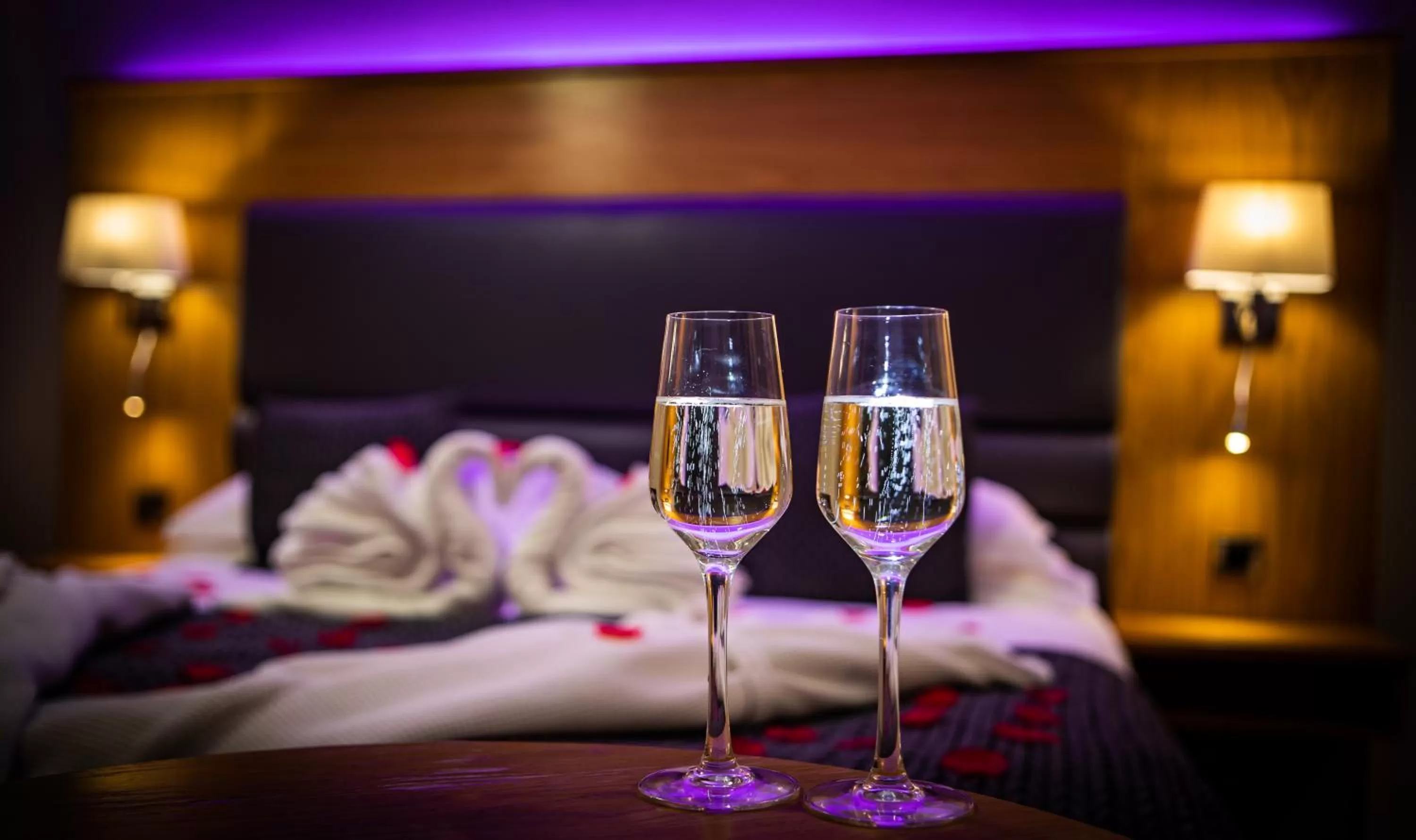 Food and drinks, Bed in Crown Spa Hotel Scarborough by Compass Hospitality
