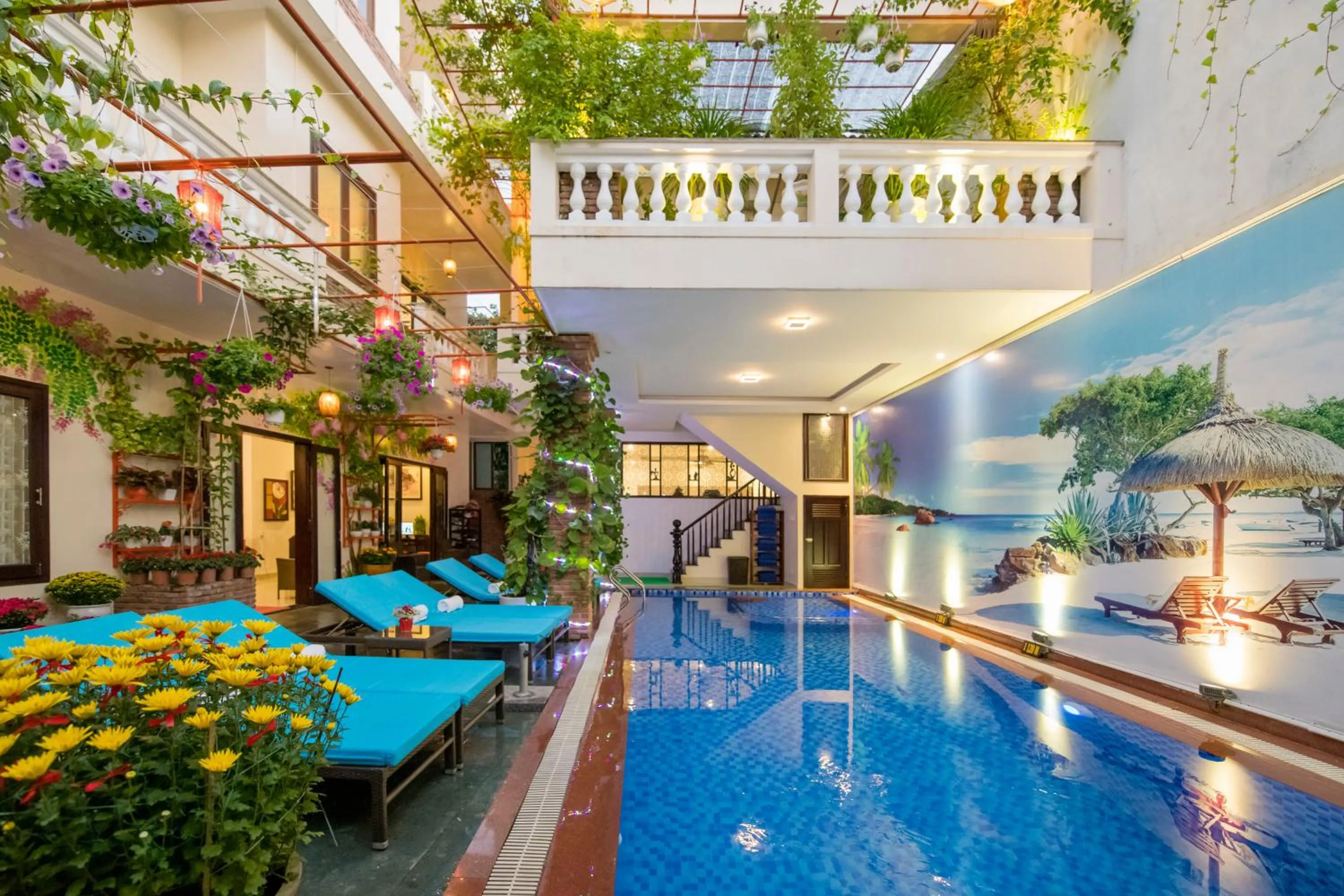 Swimming pool in Pham Gia Boutique Villa