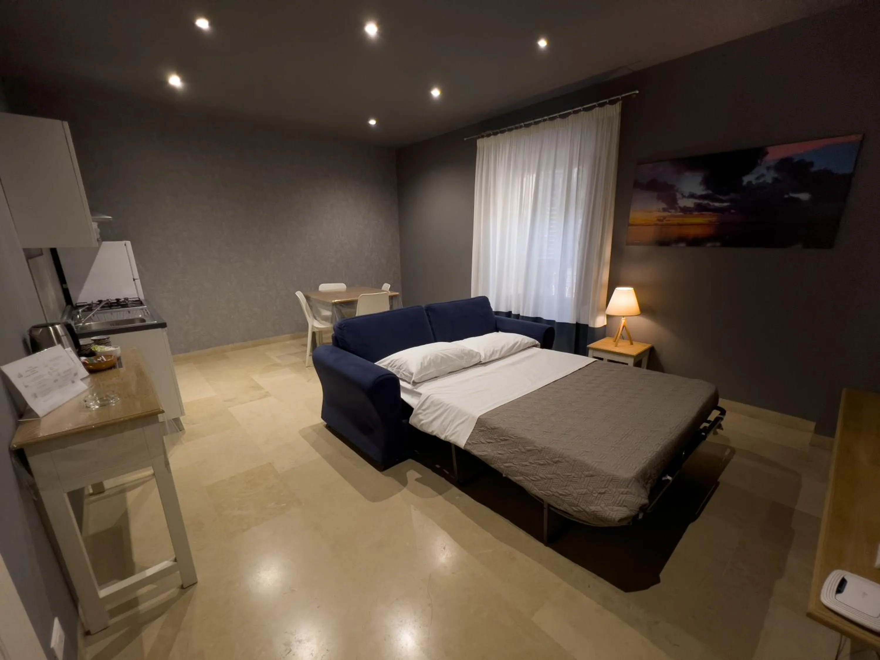 Living room, Bed in ZIBIBBO SUITES & ROOMS - Aparthotel in Centro Storico a Trapani