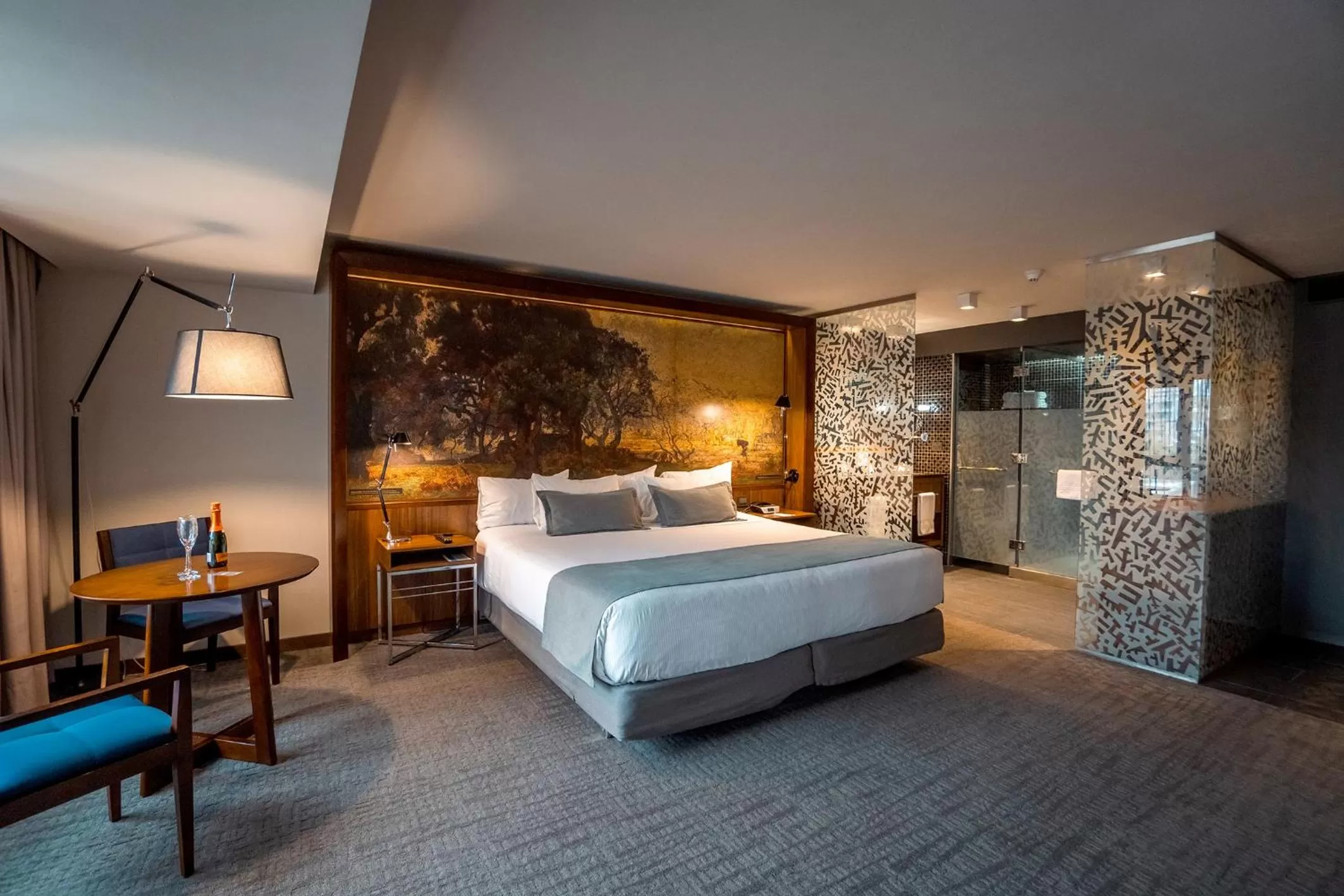 Bed in Hotel Cumbres Lastarria