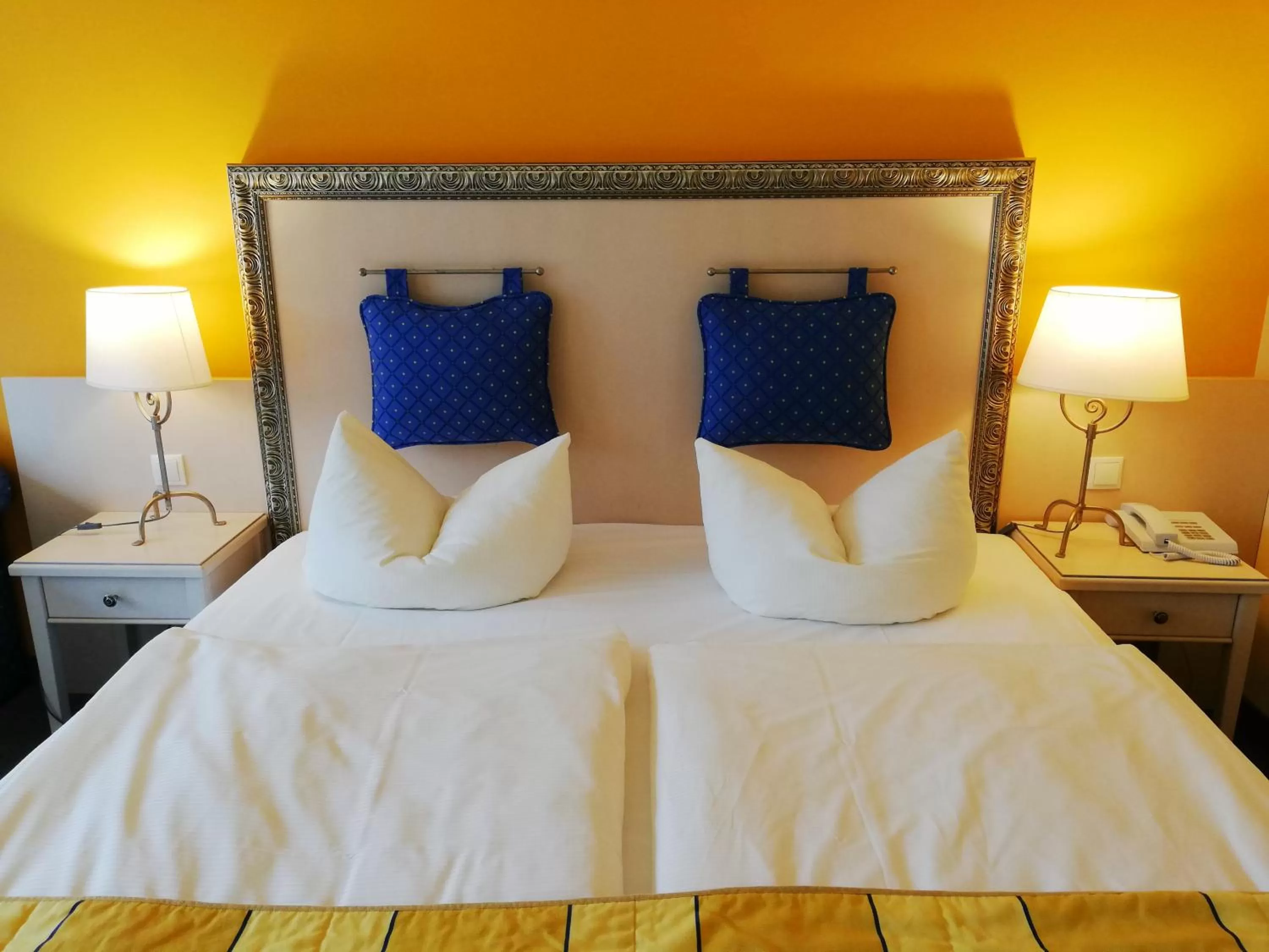 Bed in Parkhotel Bad Schandau mit SPA