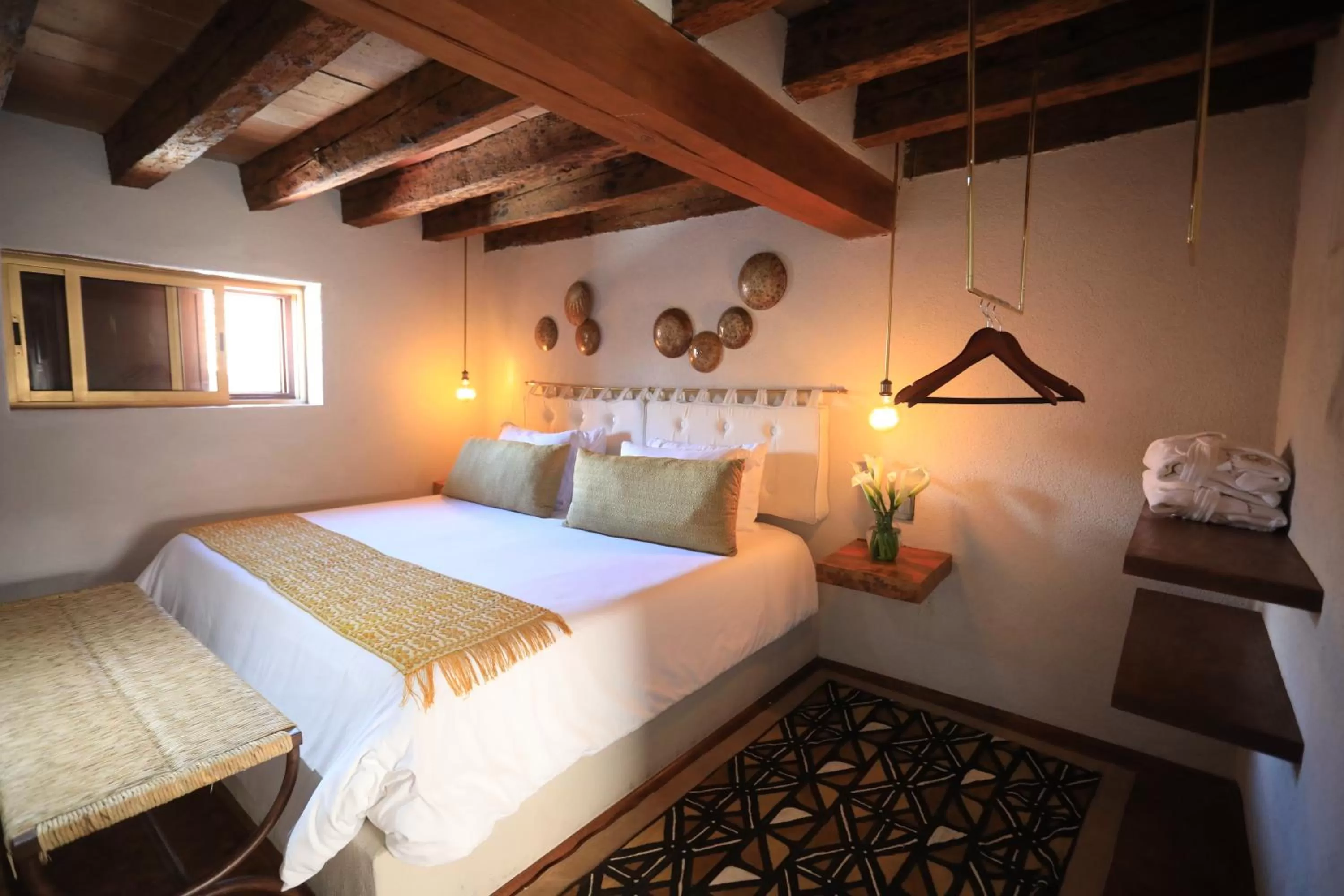 Bed in La Dorada Town view