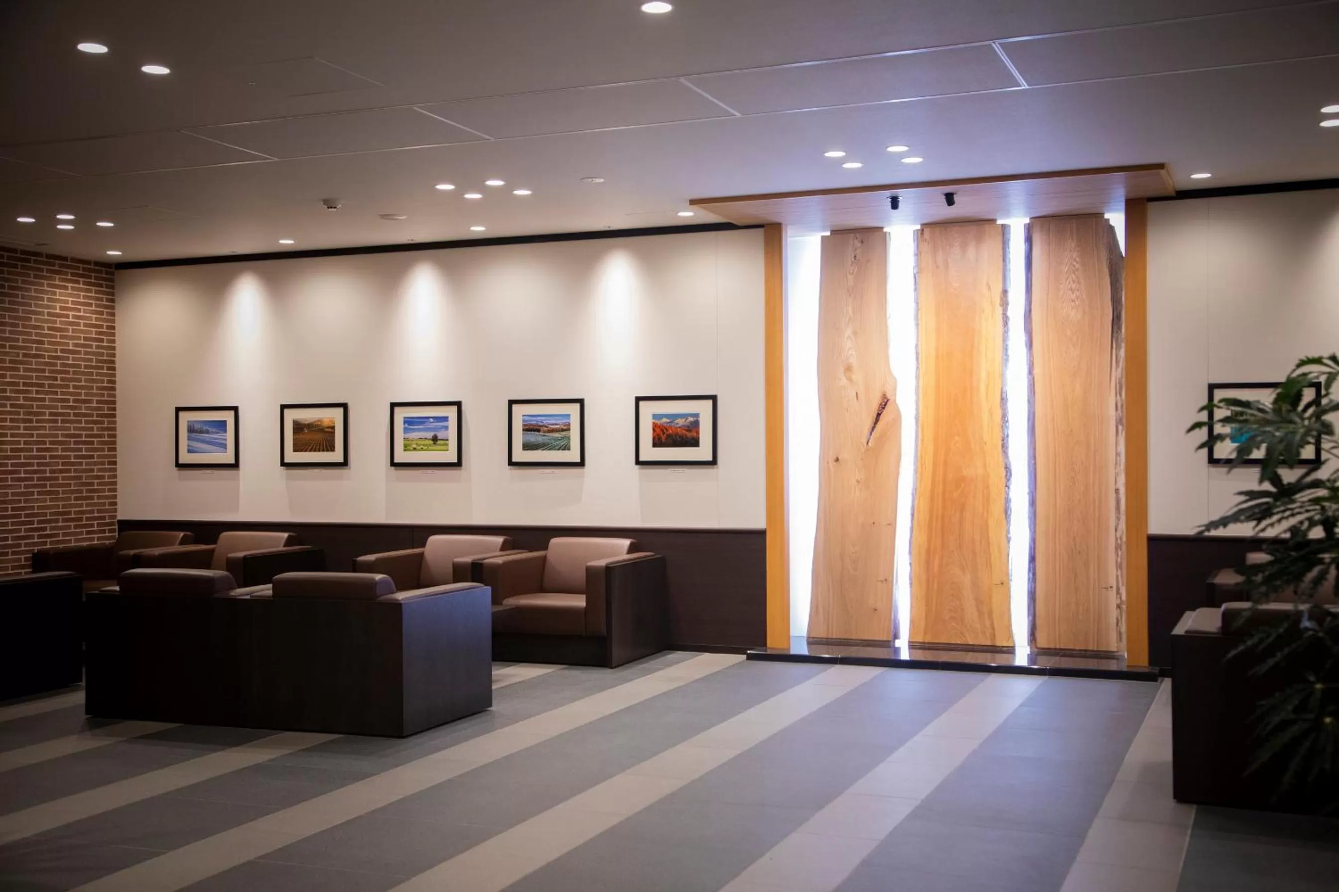 Lobby or reception in La Vista Furano Hills Natural Hot Spring