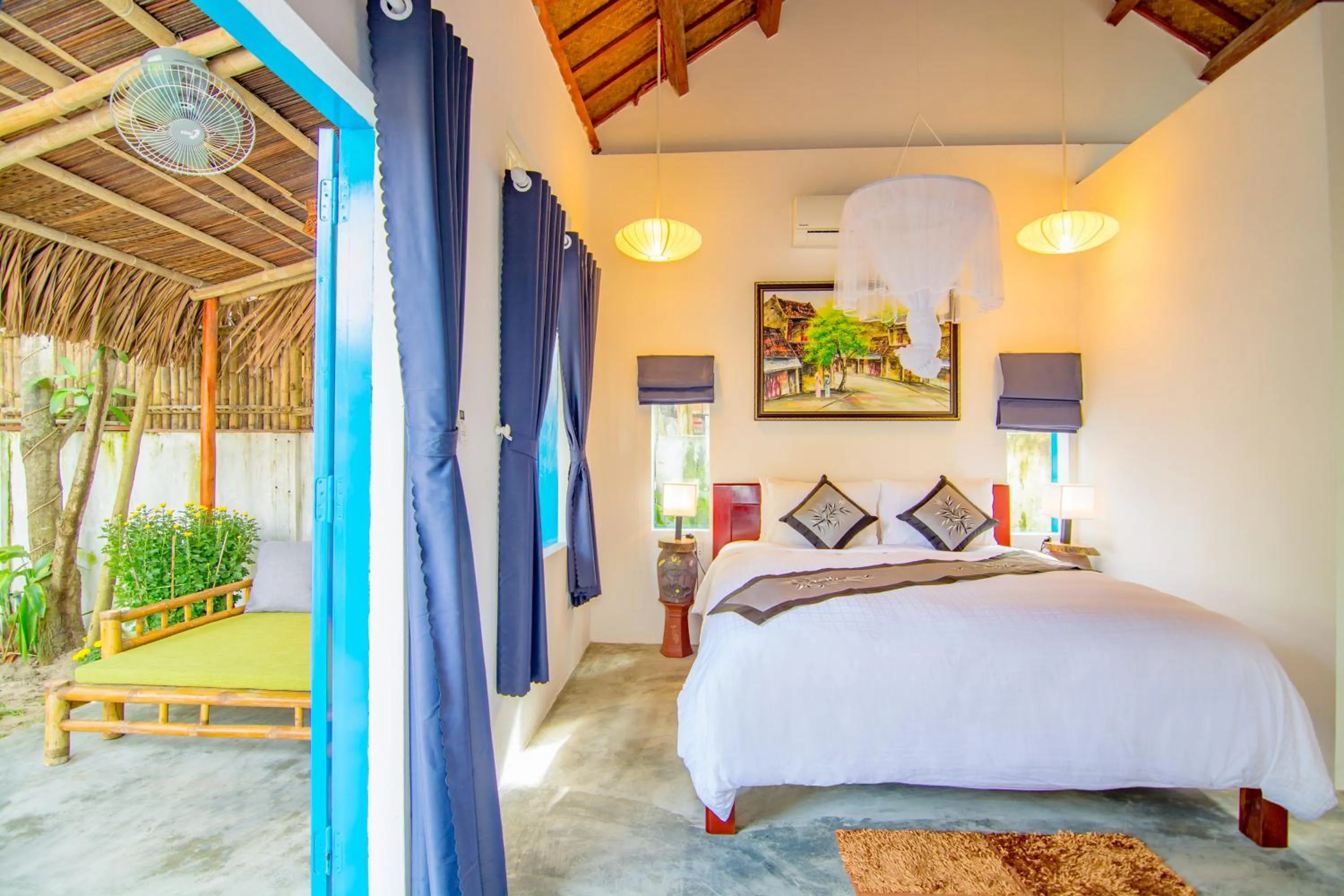 Garden, Bed in Local Beach Homestay