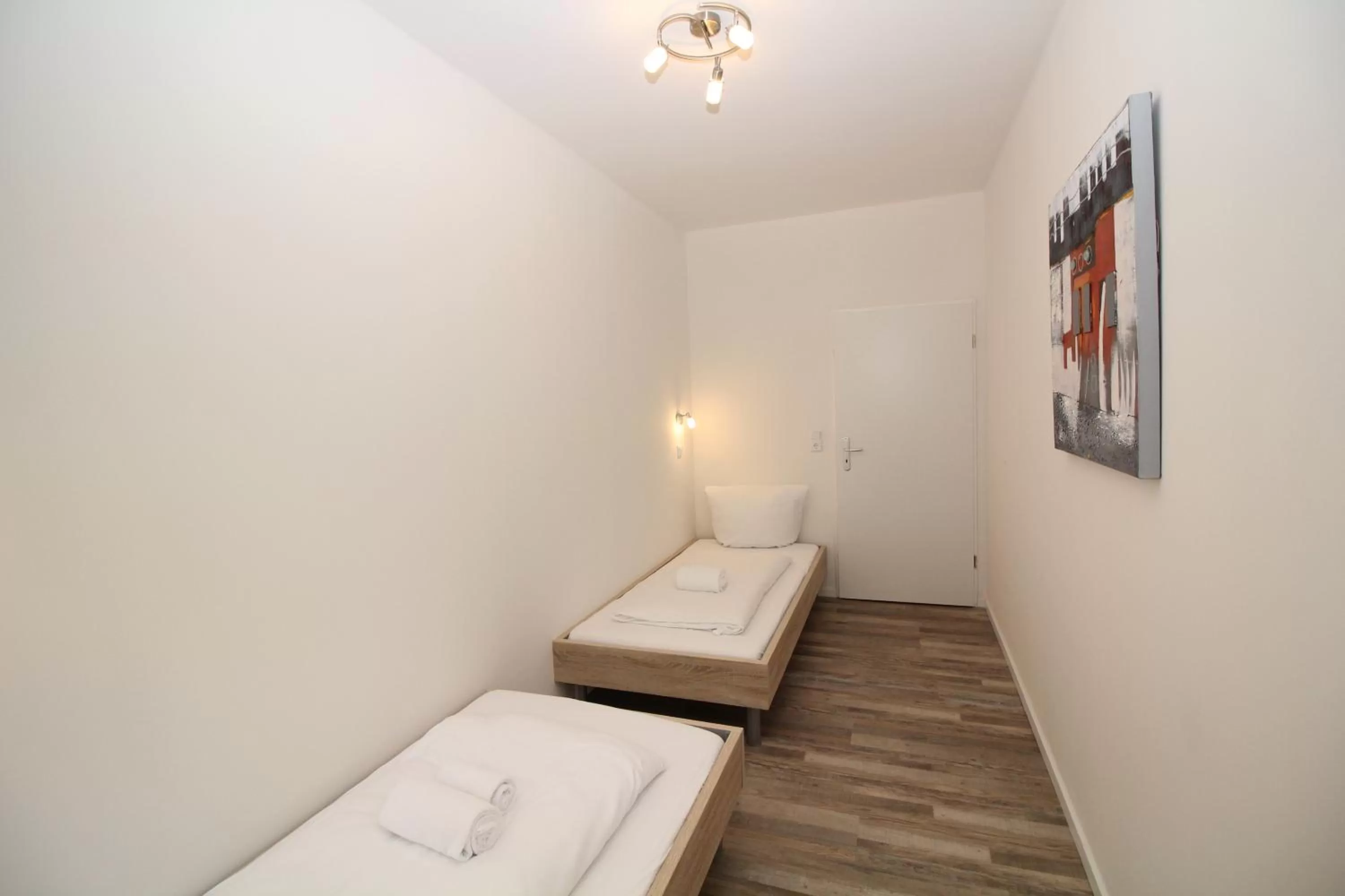 Bedroom, Bed in Apartments Tempelhof