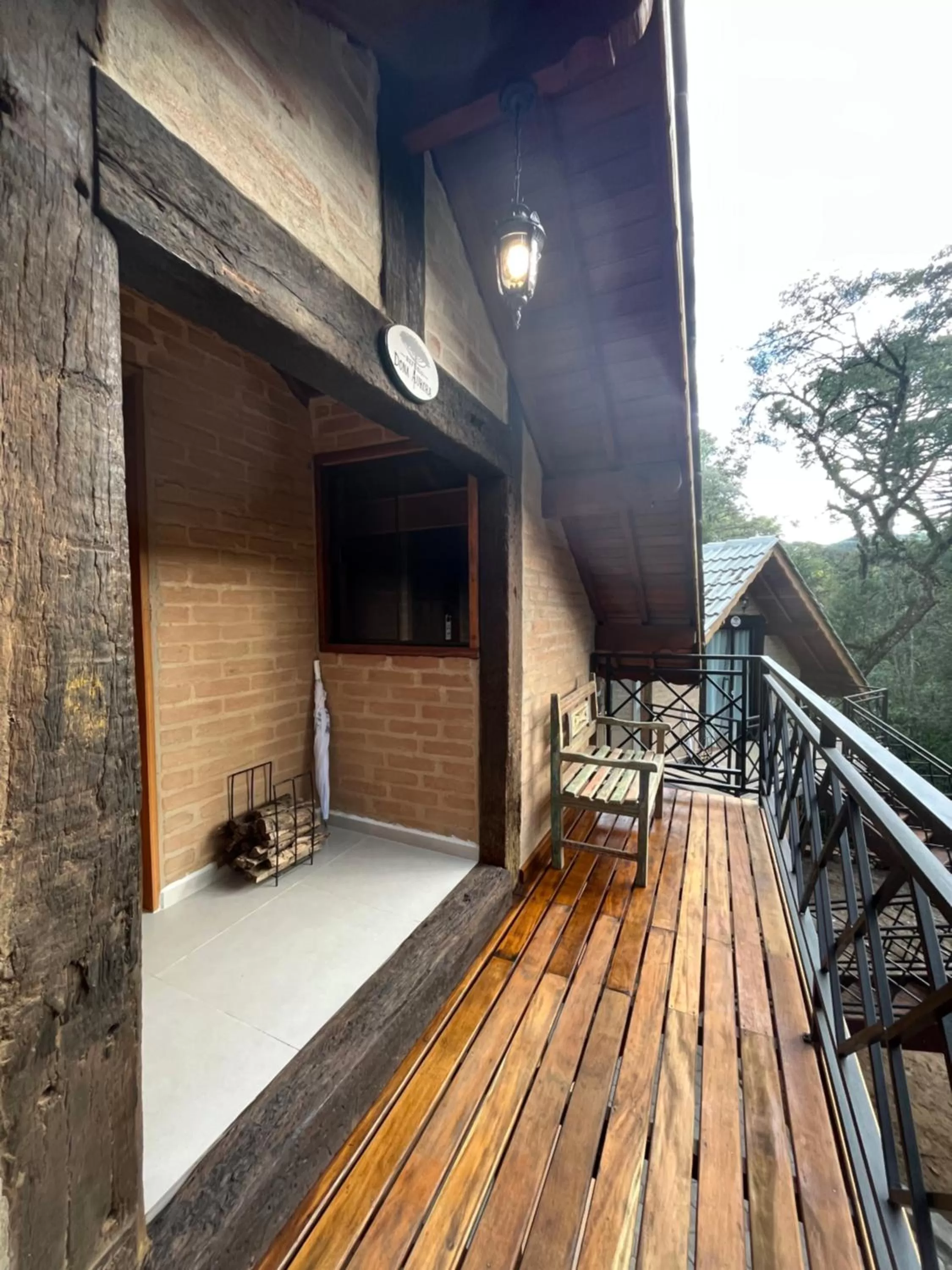 Balcony/Terrace in Pousada Dona Bendita