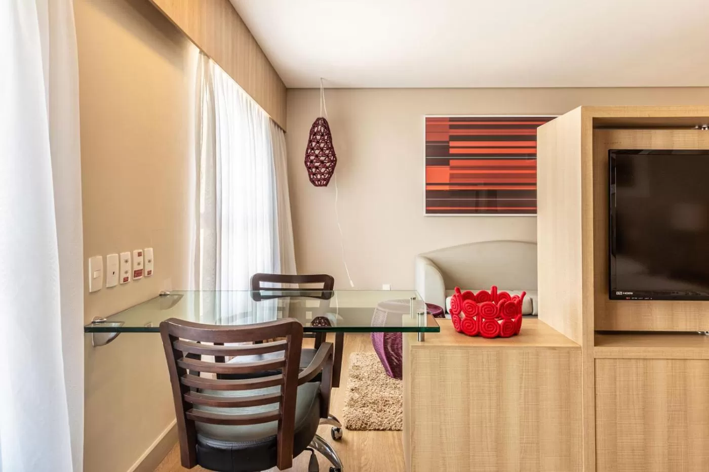 Living room in Iu-á Hotel