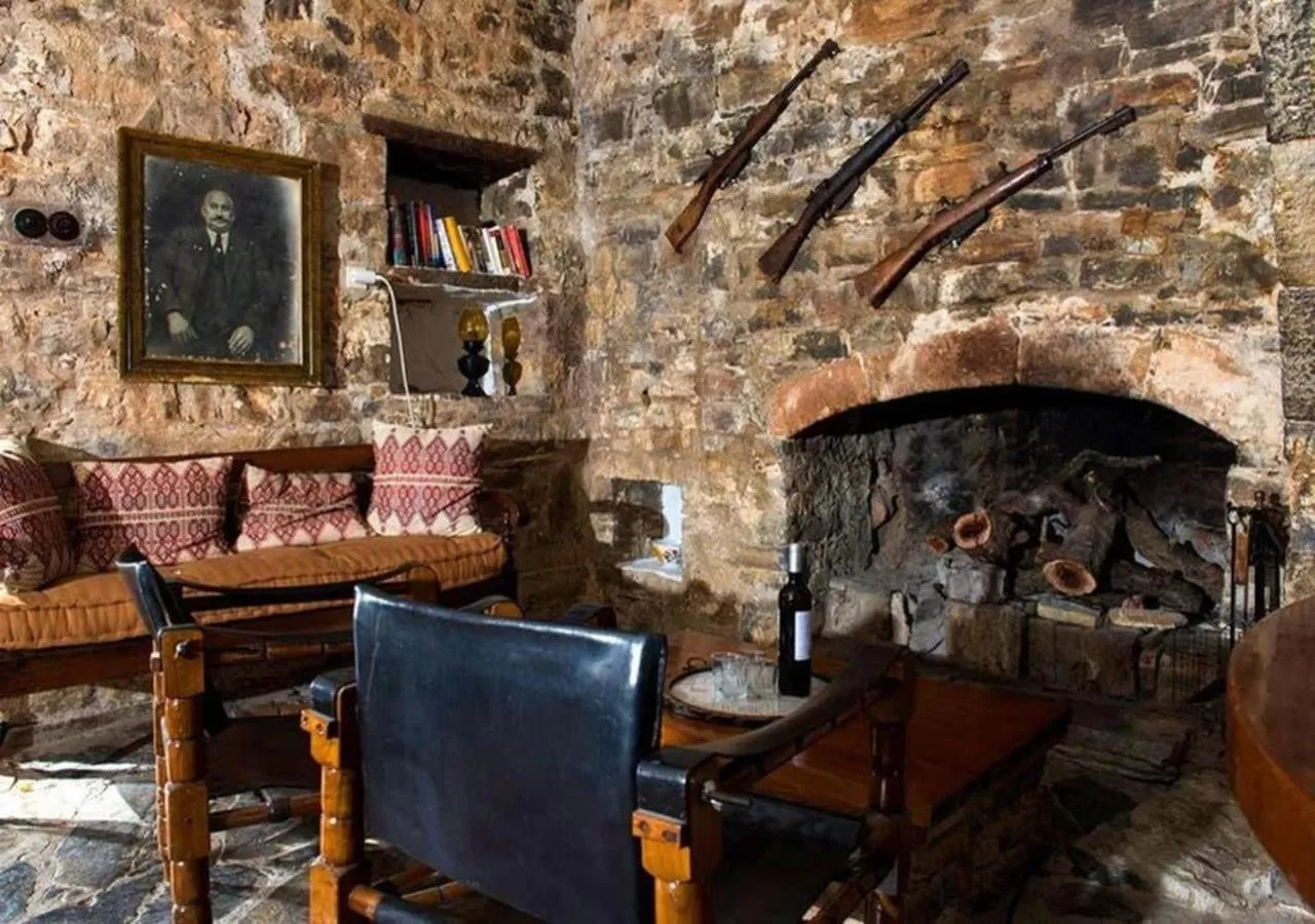 Seating area, Restaurant/Places to Eat in The Traditional Homes of Crete