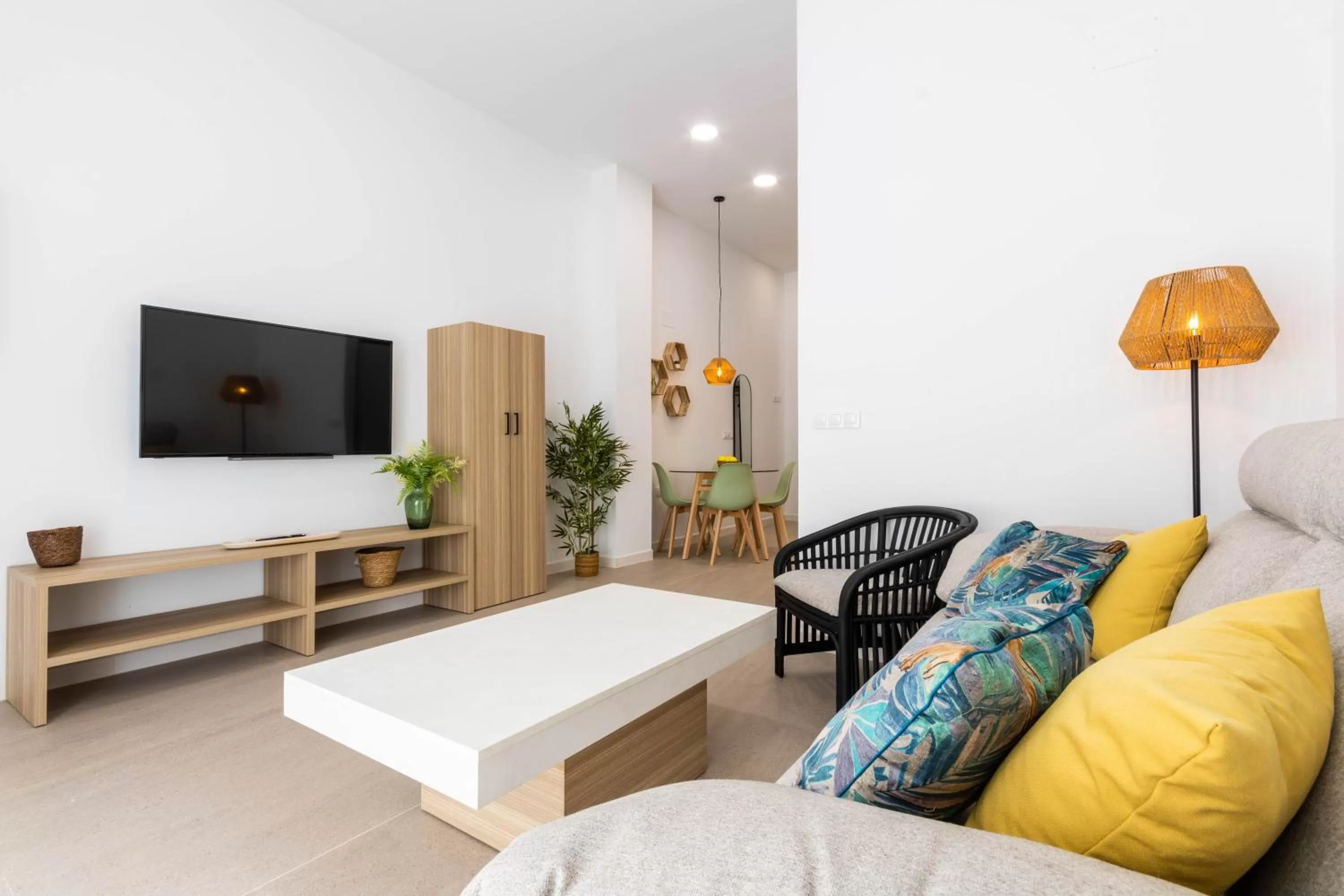 TV and multimedia, Seating Area in Apartamentos Alnatur