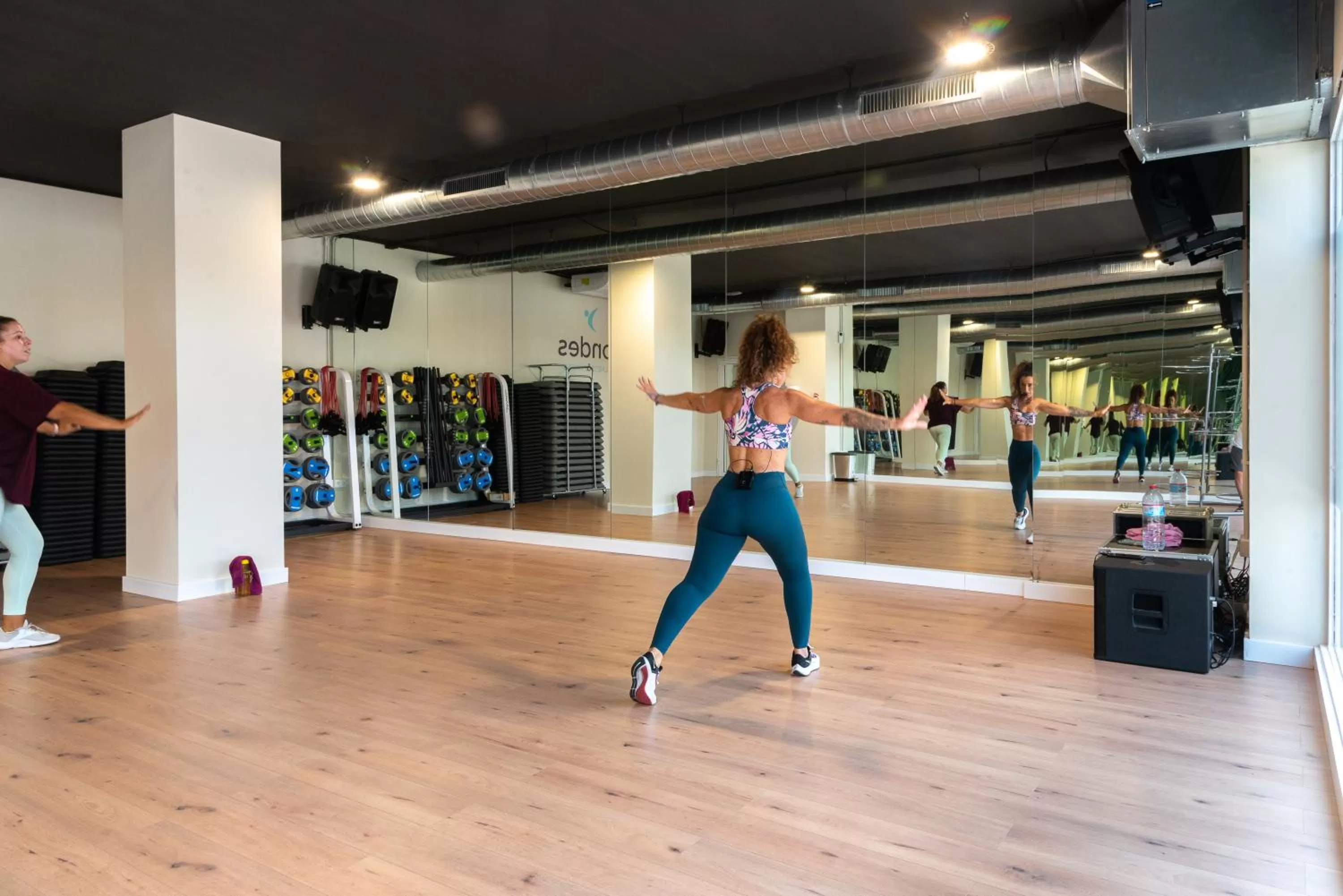 Fitness centre/facilities in Hotel Familia Conde