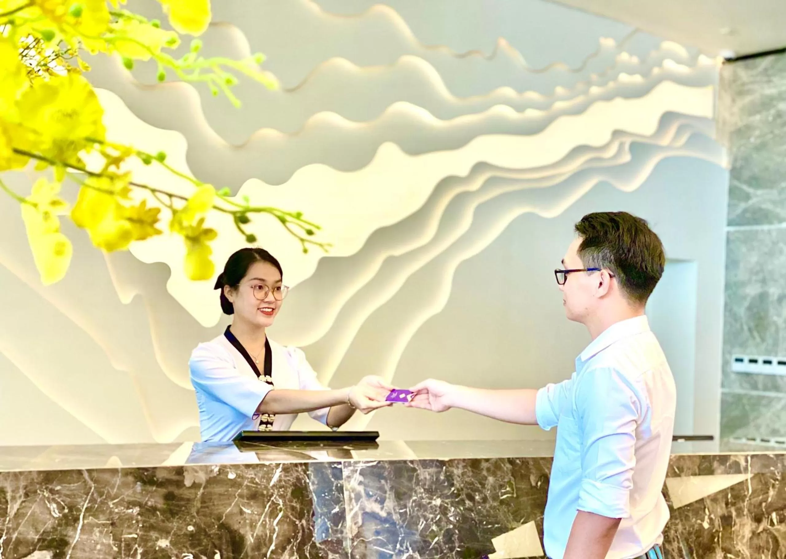 Lobby or reception in Muong Thanh Luxury Saigon Hotel