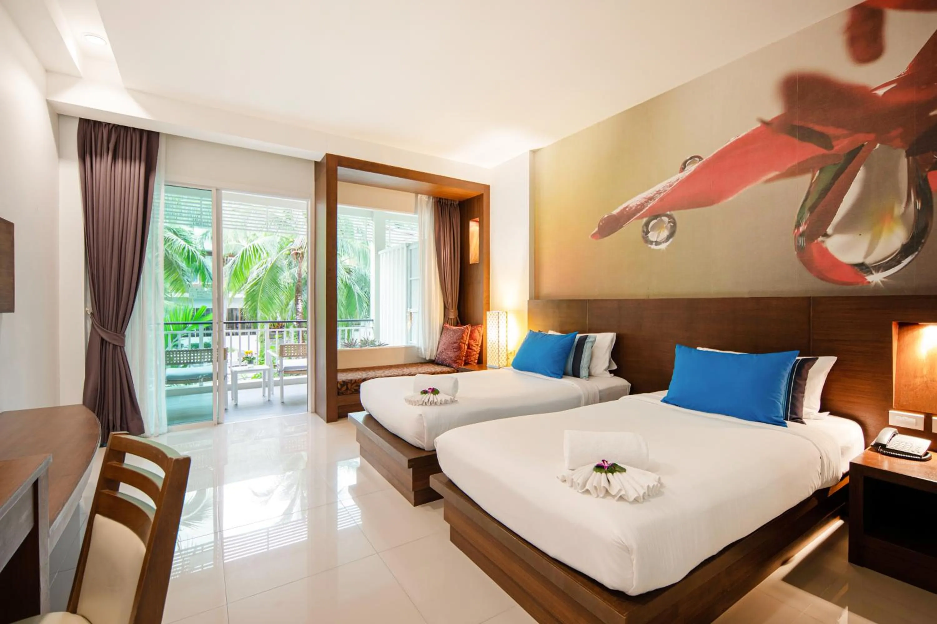 Bedroom, Bed in A2 Pool Resort - SHA Plus