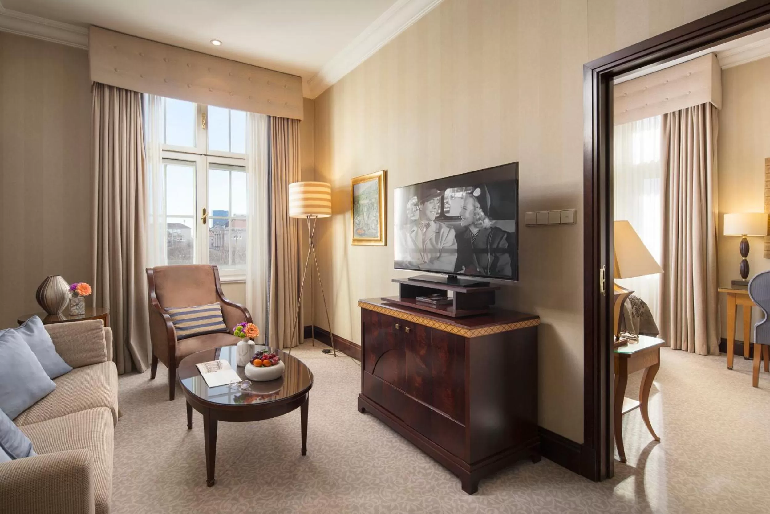 Living room in Esplanade Zagreb Hotel