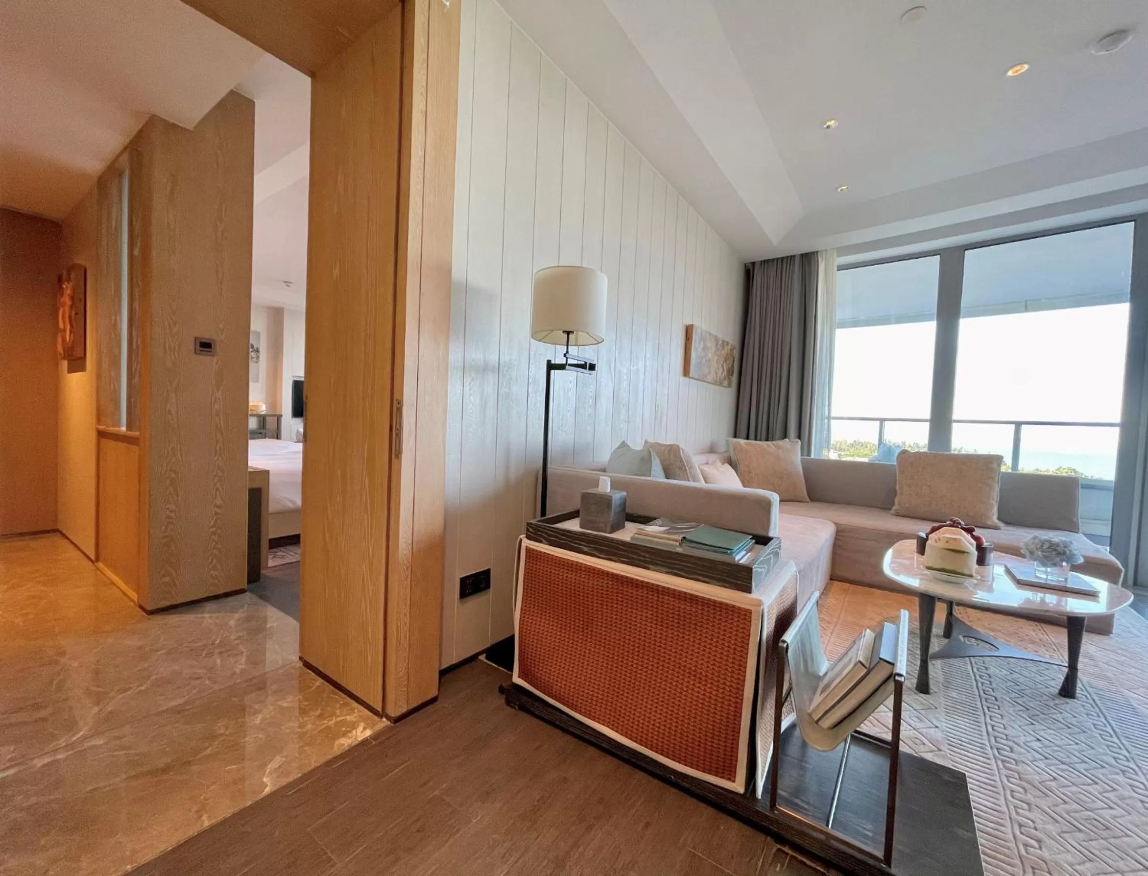 Living room in Rosewood Sanya